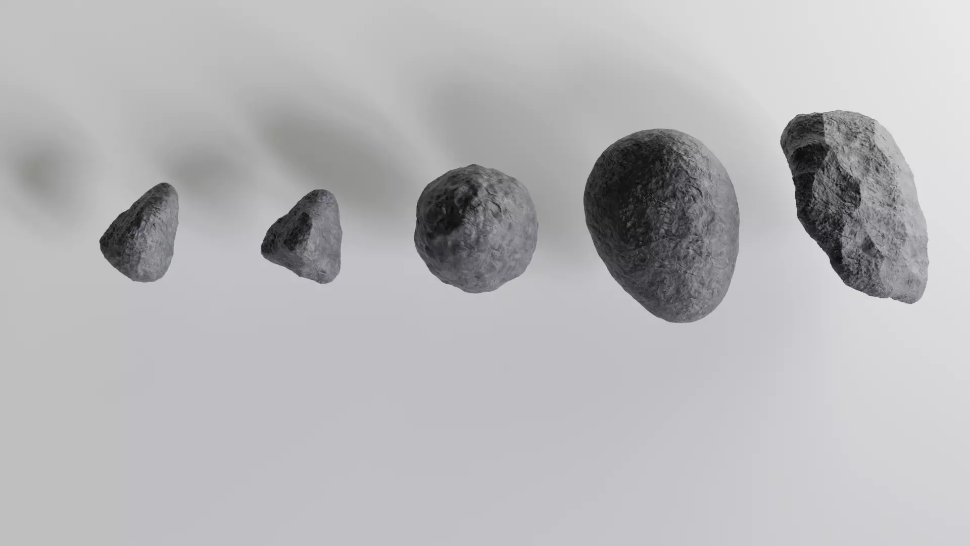 high quality rocks 3D model