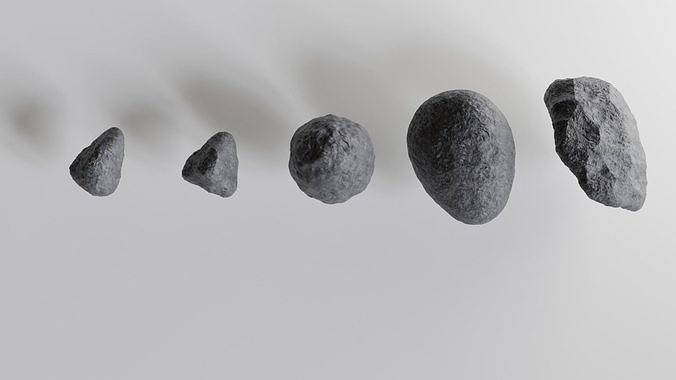 high  quality rocks 3D model