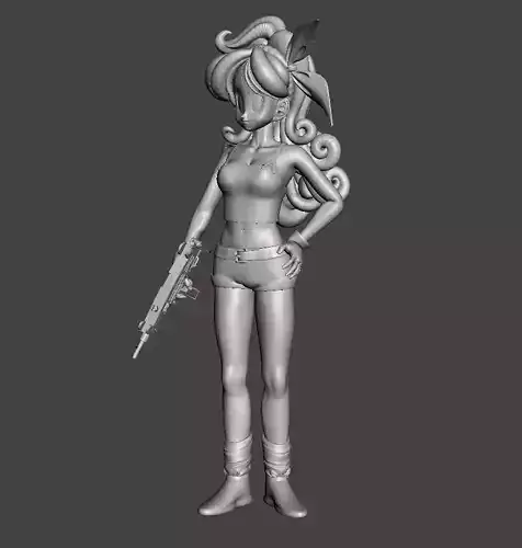 Launch Dragon Ball 3D Model 3D print model