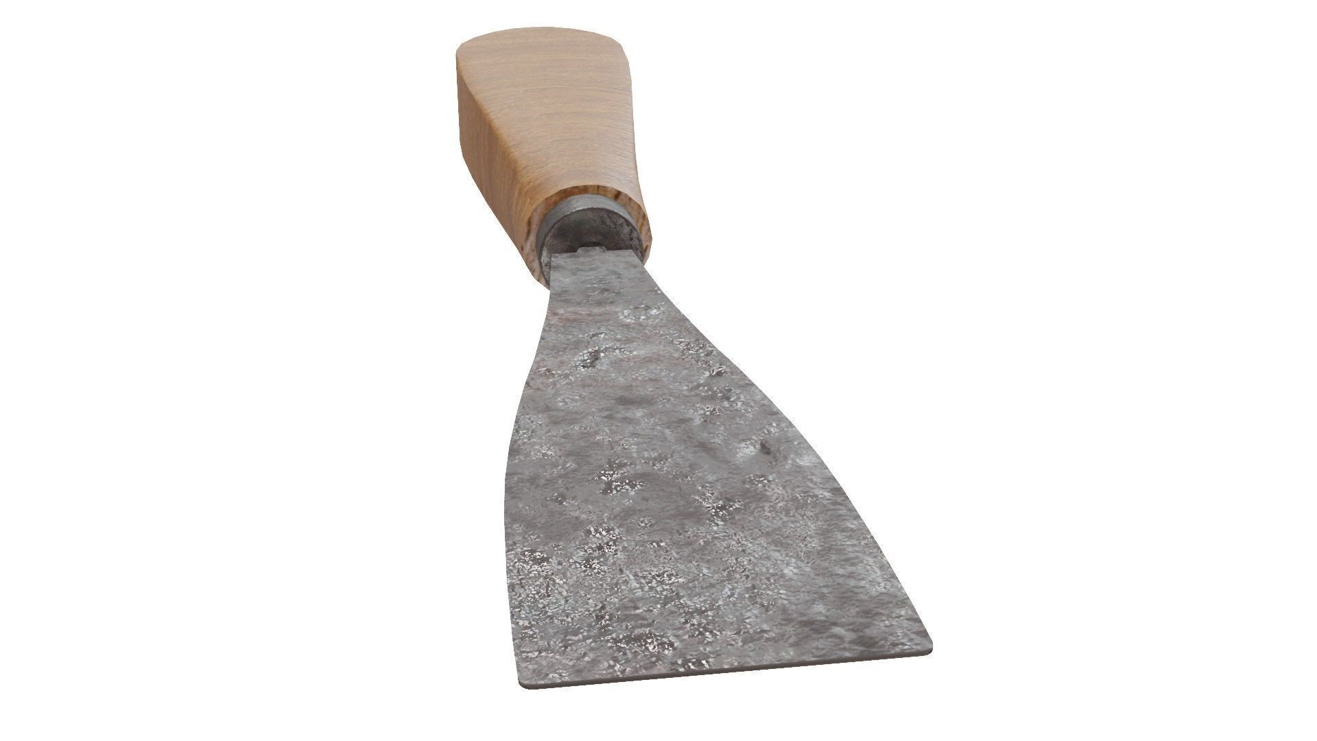 Paint Scraper 3D Model Low-poly 3D model_6