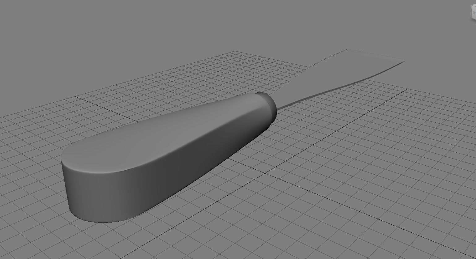 Paint Scraper 3D Model Low-poly 3D model_8