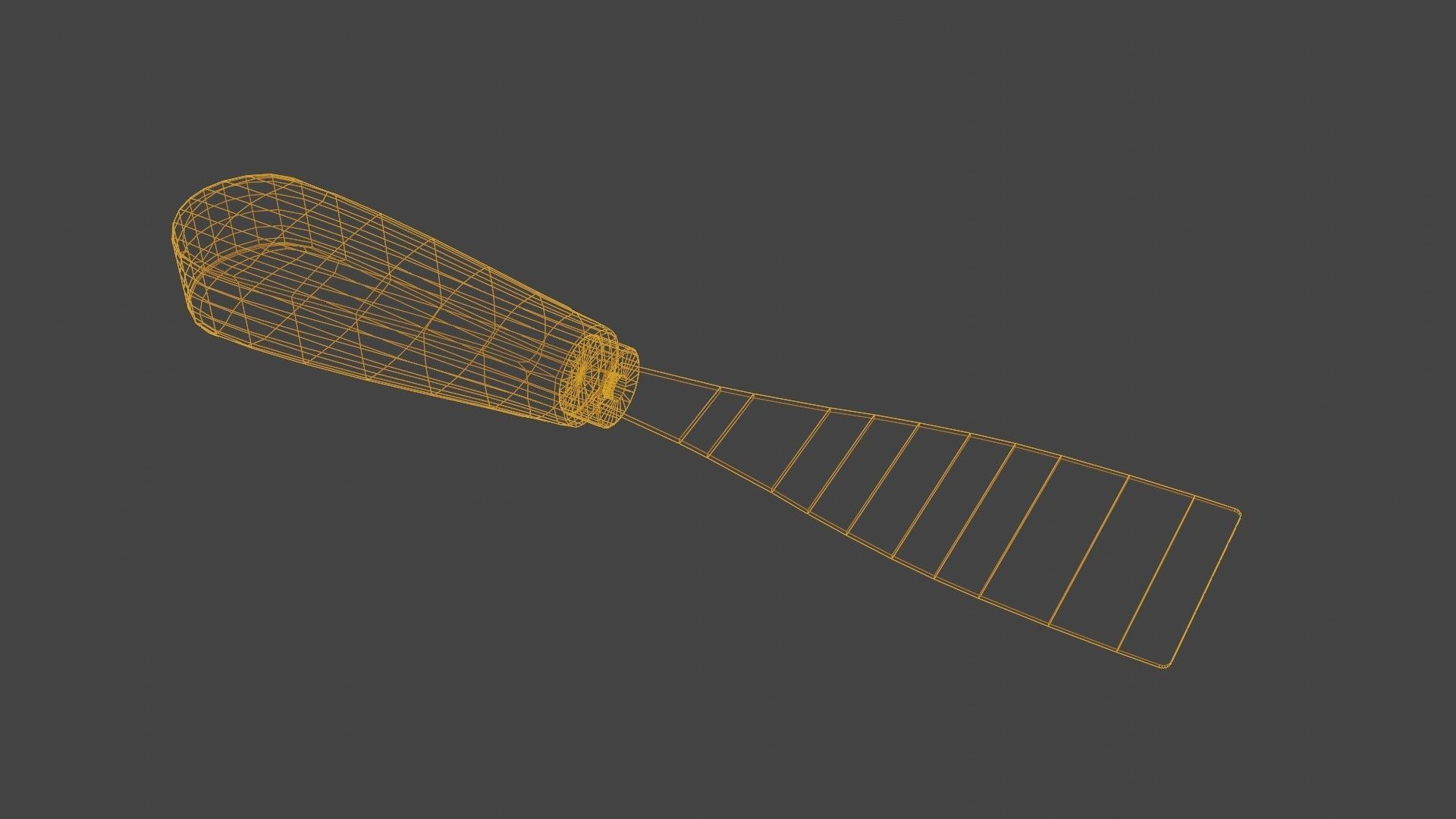 Paint Scraper 3D Model Low-poly 3D model_7