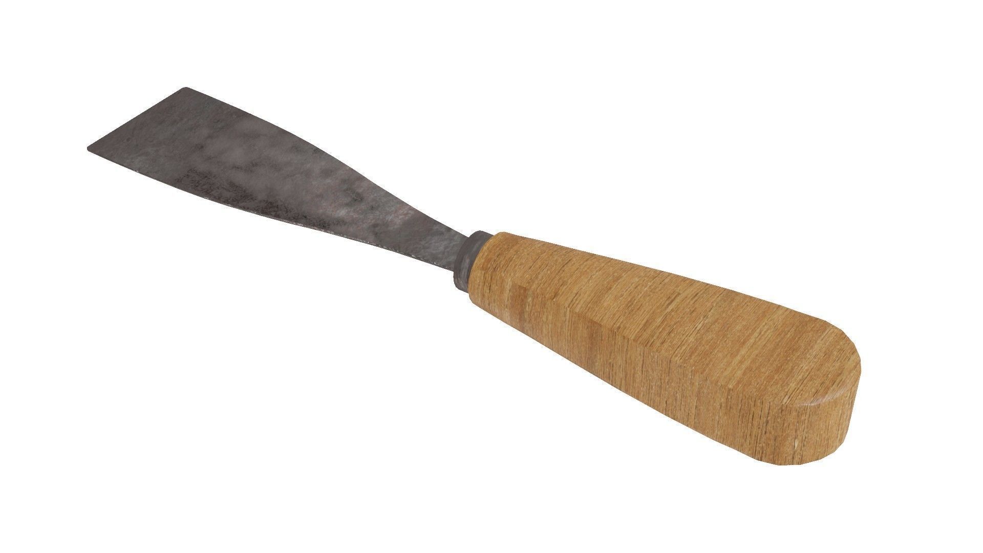 Paint Scraper 3D Model Low-poly 3D model_2