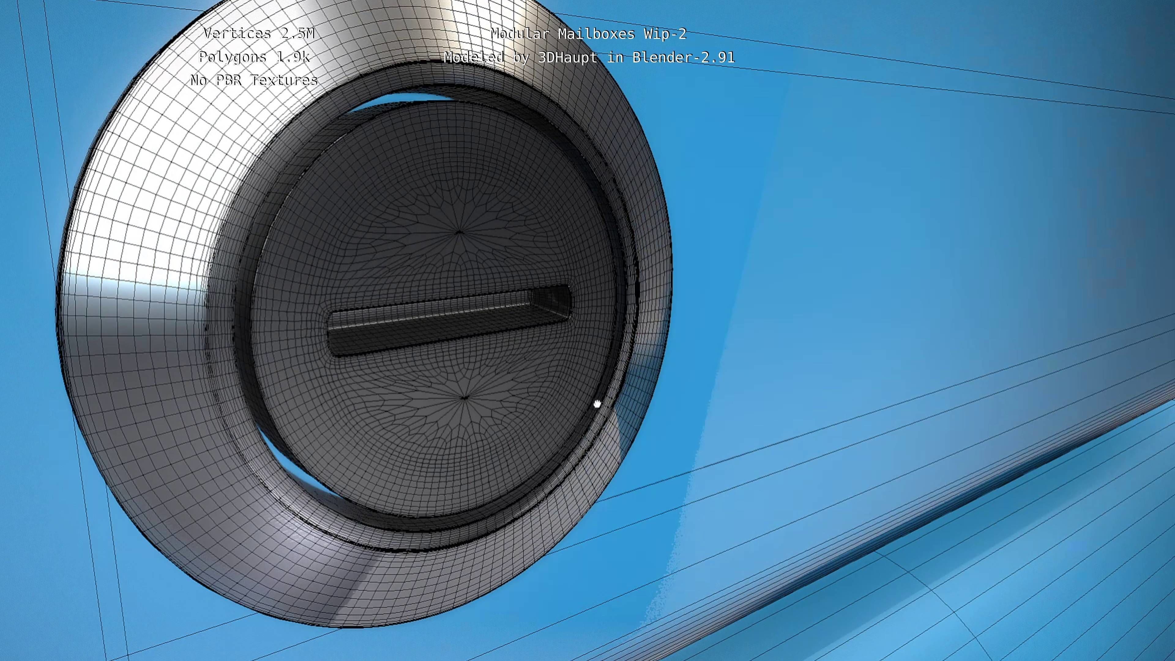 Modular Mailboxes Wip-2  3D model_41
