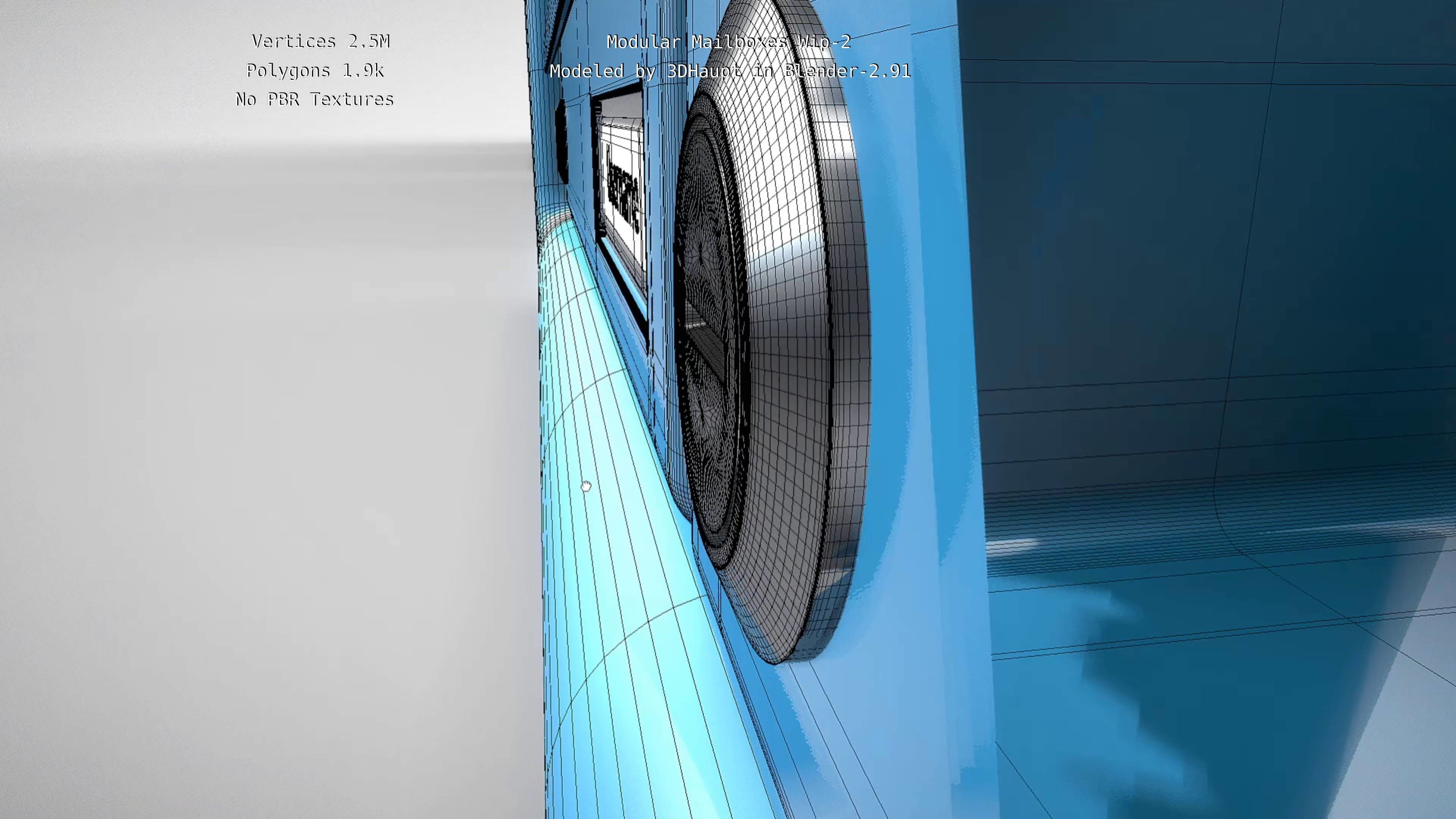 Modular Mailboxes Wip-2  3D model_97