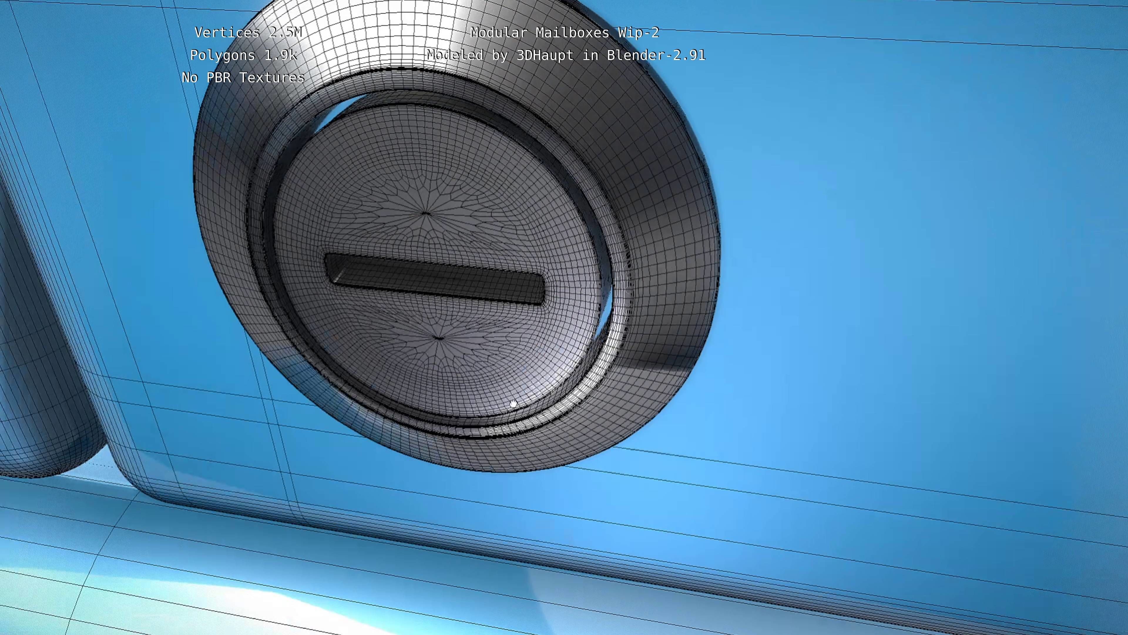Modular Mailboxes Wip-2  3D model_133