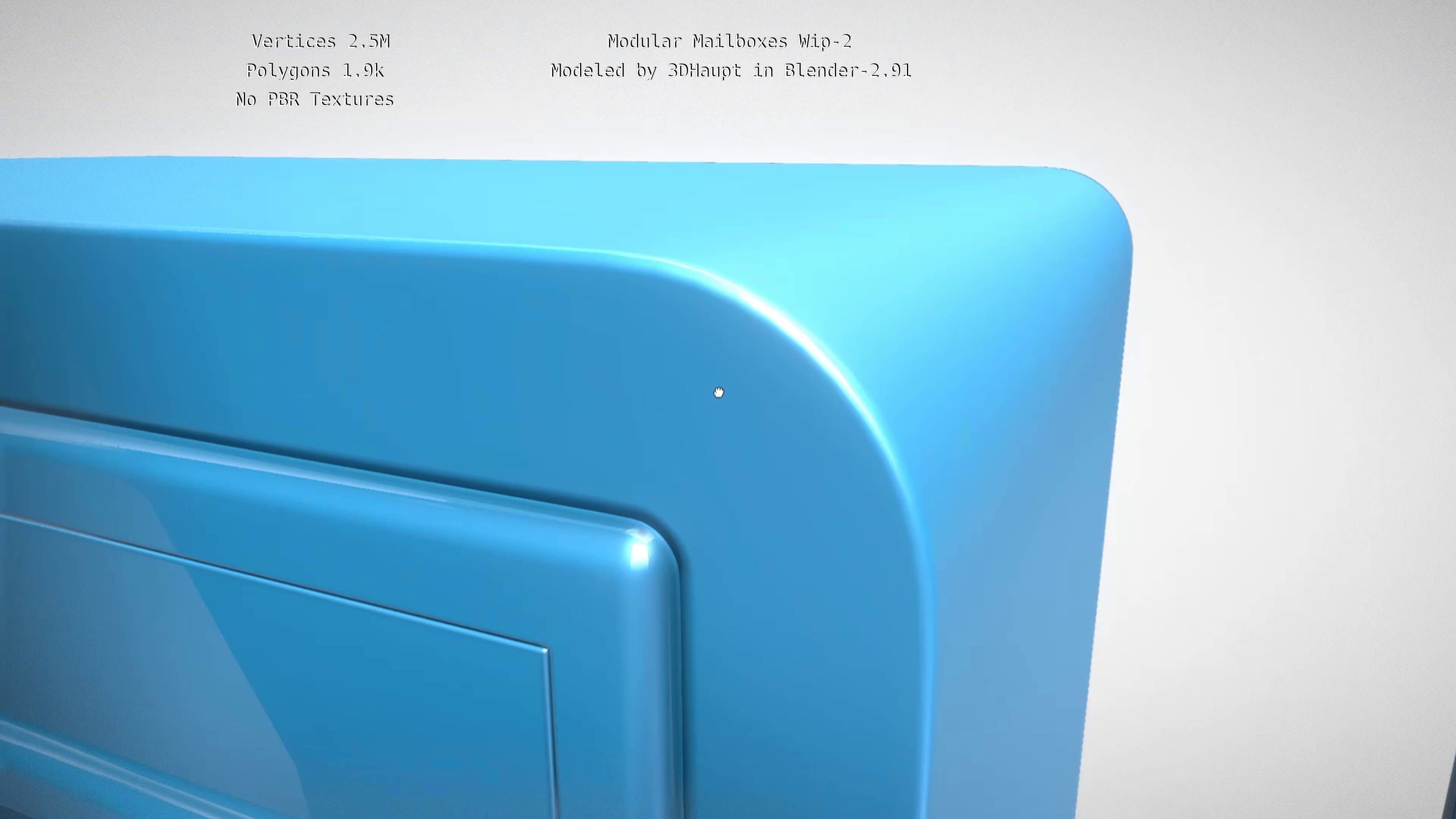 Modular Mailboxes Wip-2  3D model_46