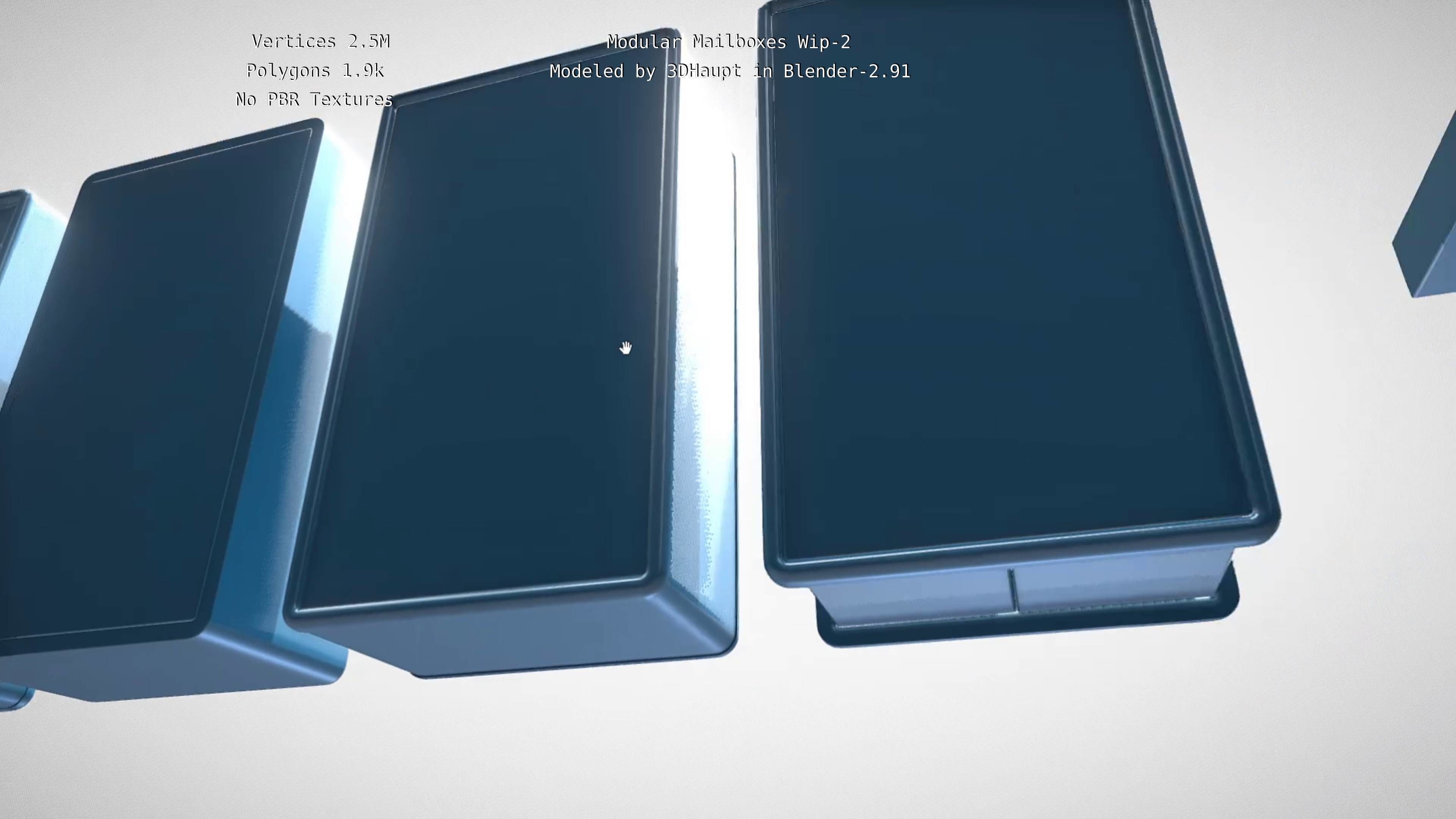 Modular Mailboxes Wip-2  3D model_121