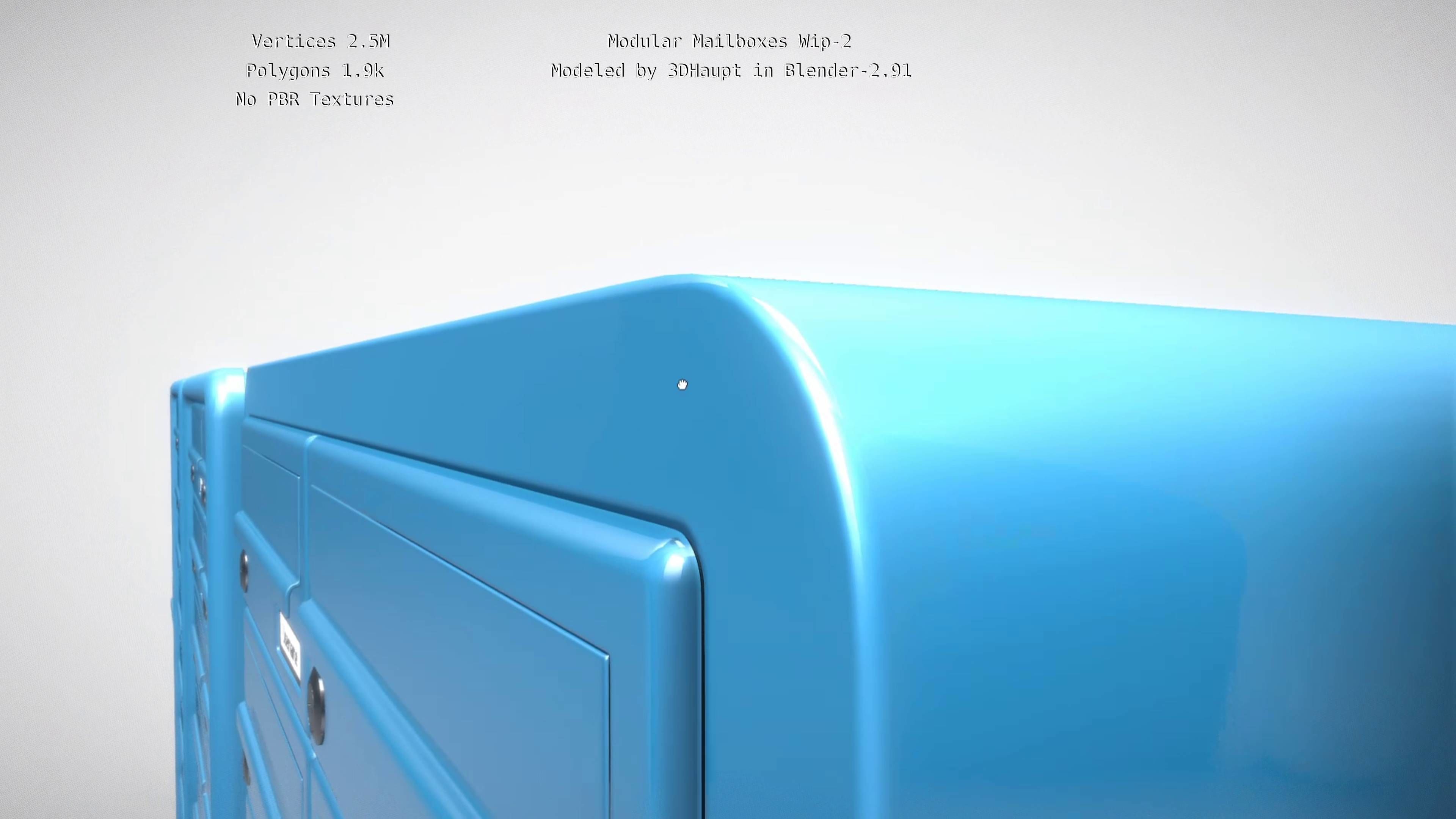 Modular Mailboxes Wip-2  3D model_112