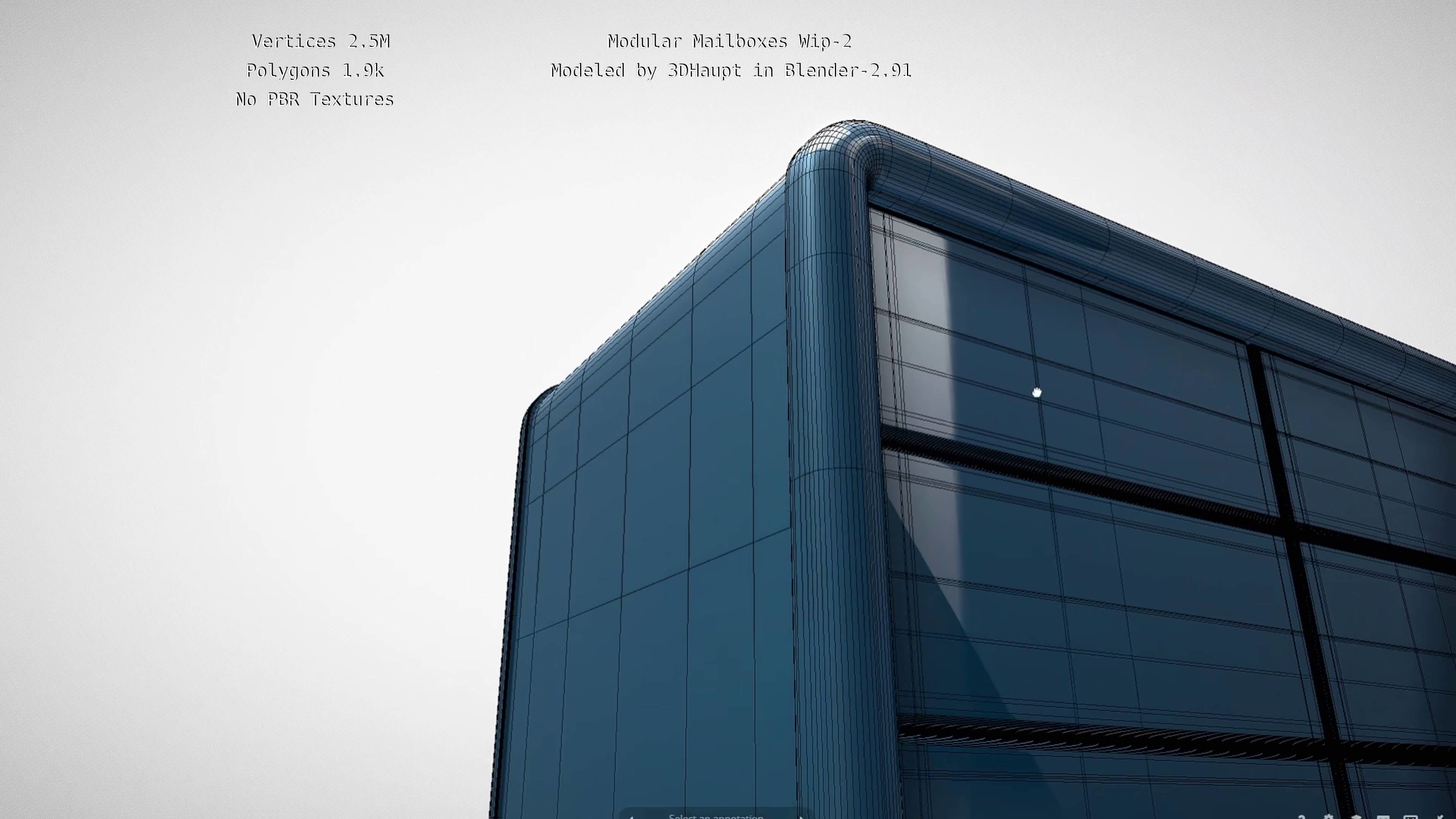 Modular Mailboxes Wip-2  3D model_57