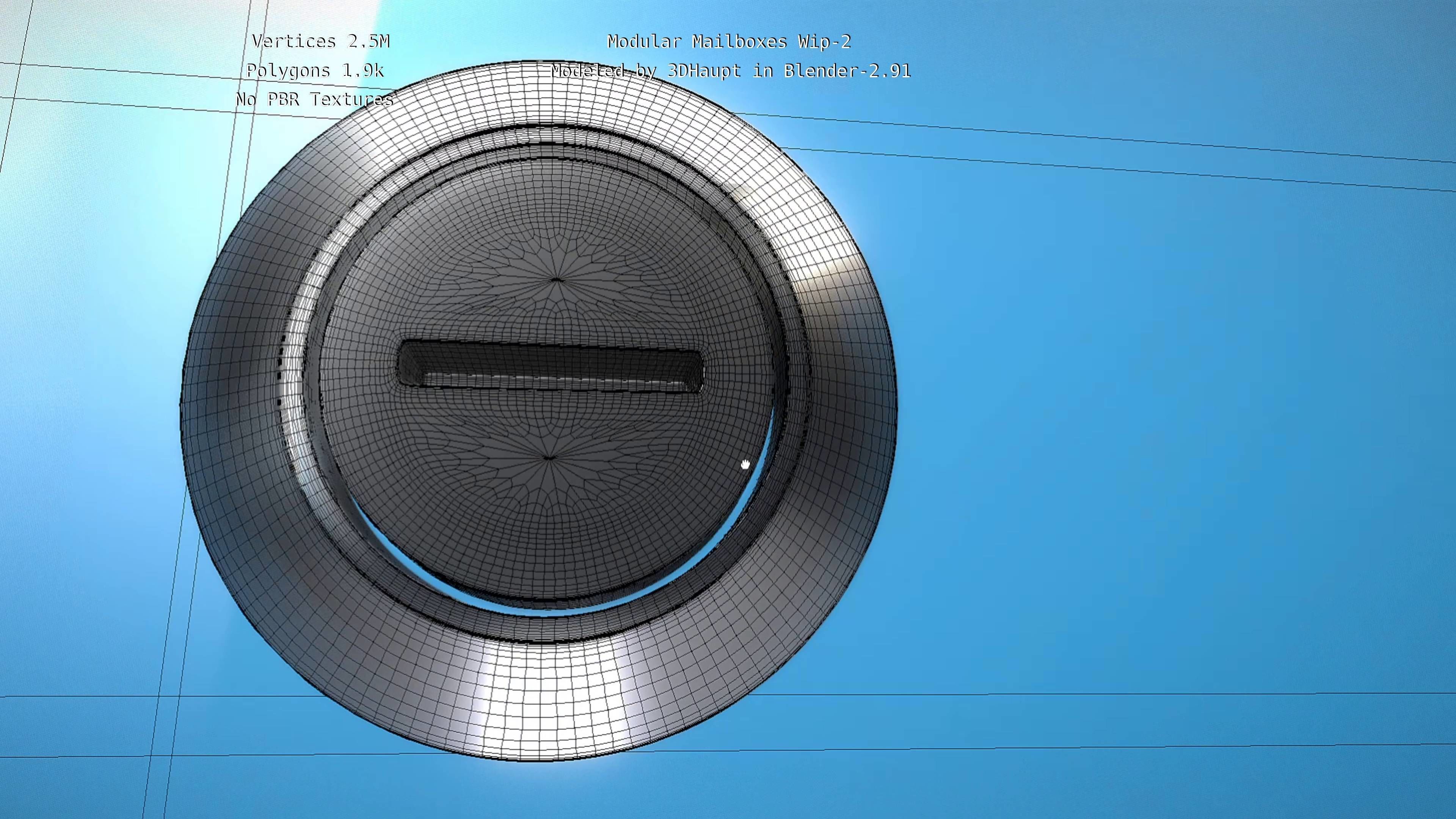 Modular Mailboxes Wip-2  3D model_135