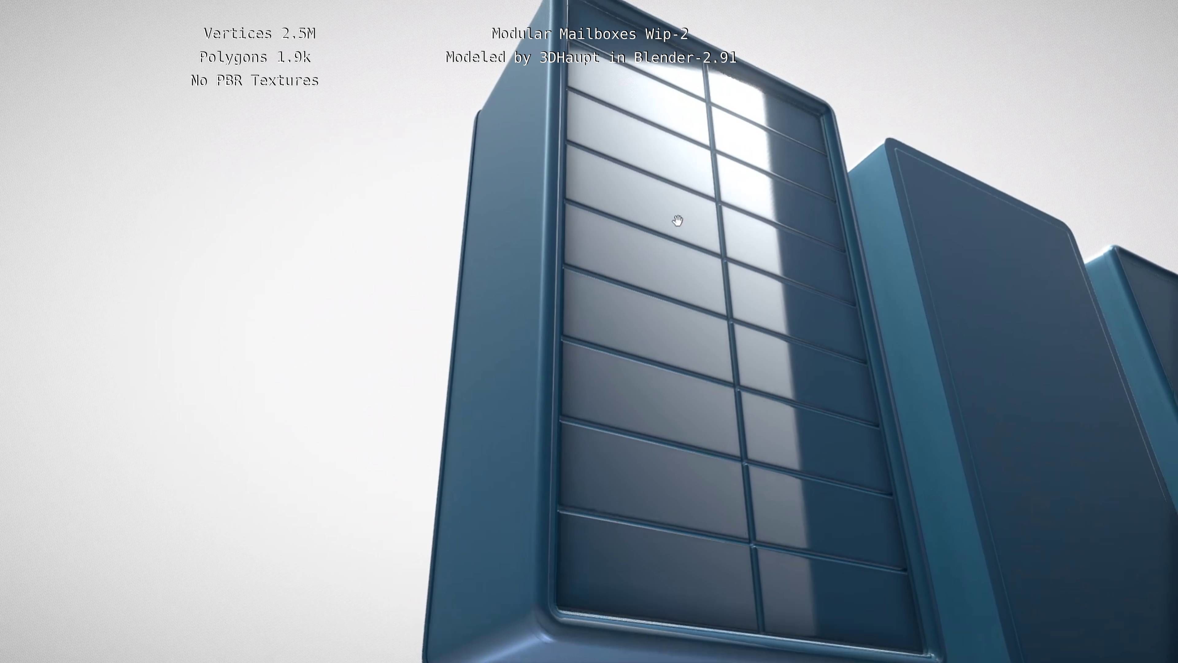 Modular Mailboxes Wip-2  3D model_66