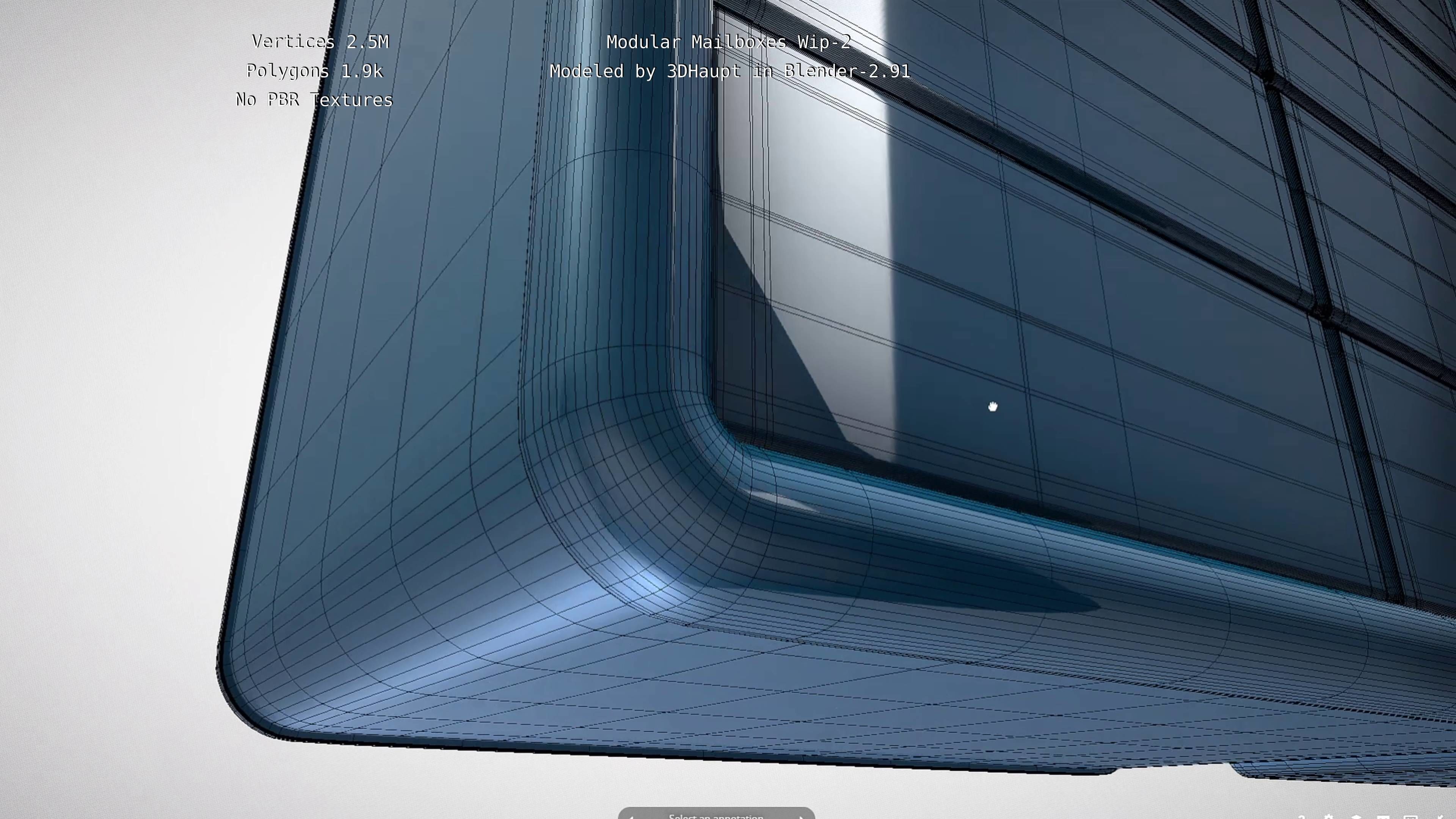 Modular Mailboxes Wip-2  3D model_65