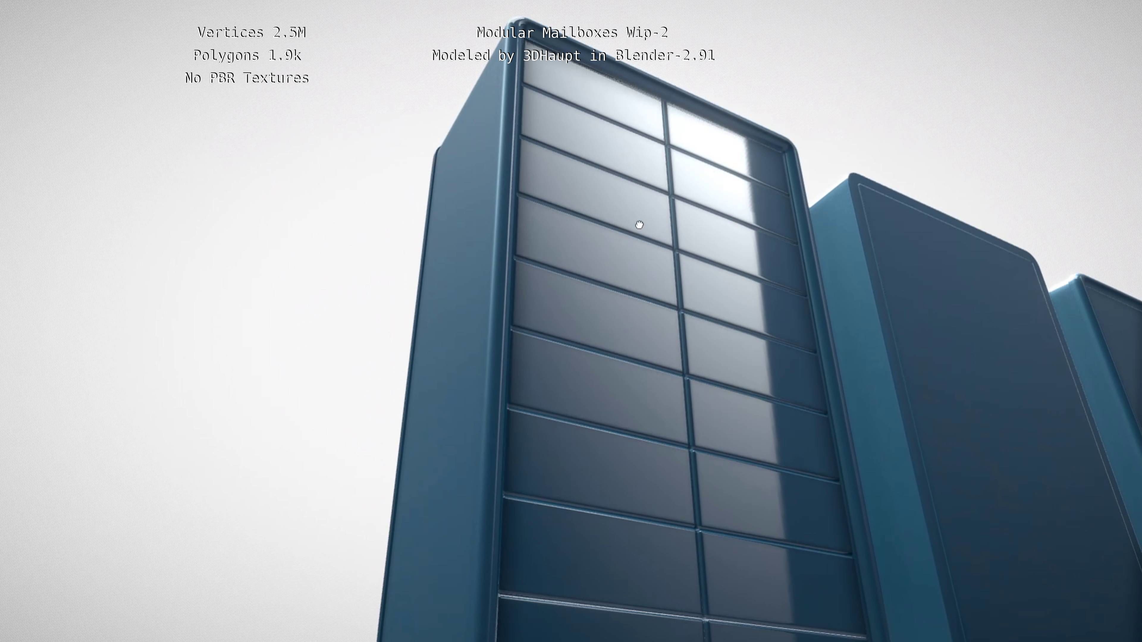Modular Mailboxes Wip-2  3D model_127