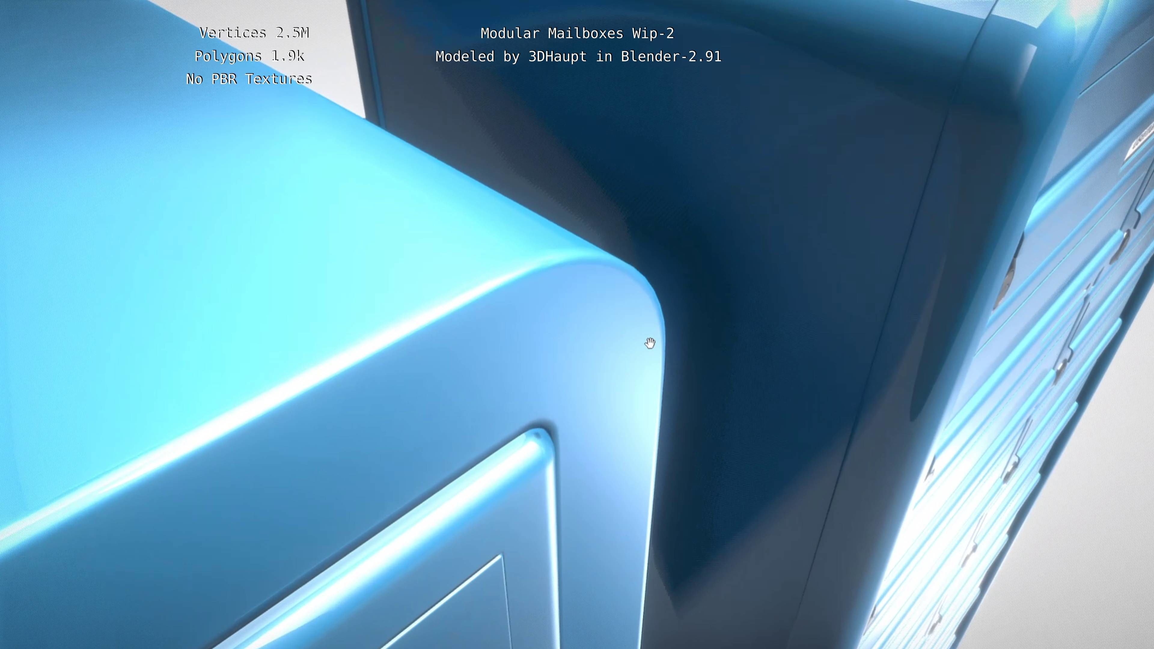 Modular Mailboxes Wip-2  3D model_110