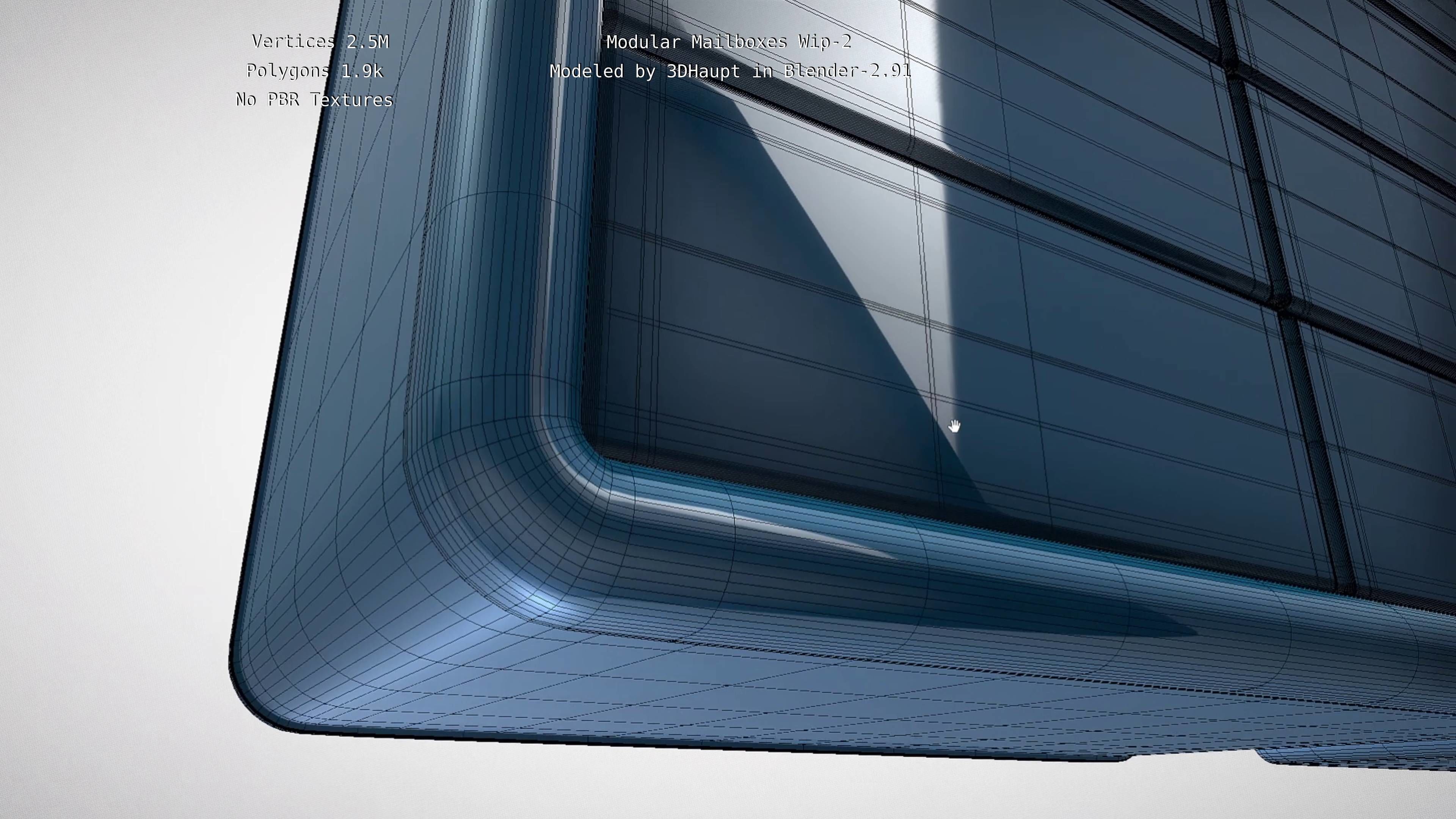 Modular Mailboxes Wip-2  3D model_122