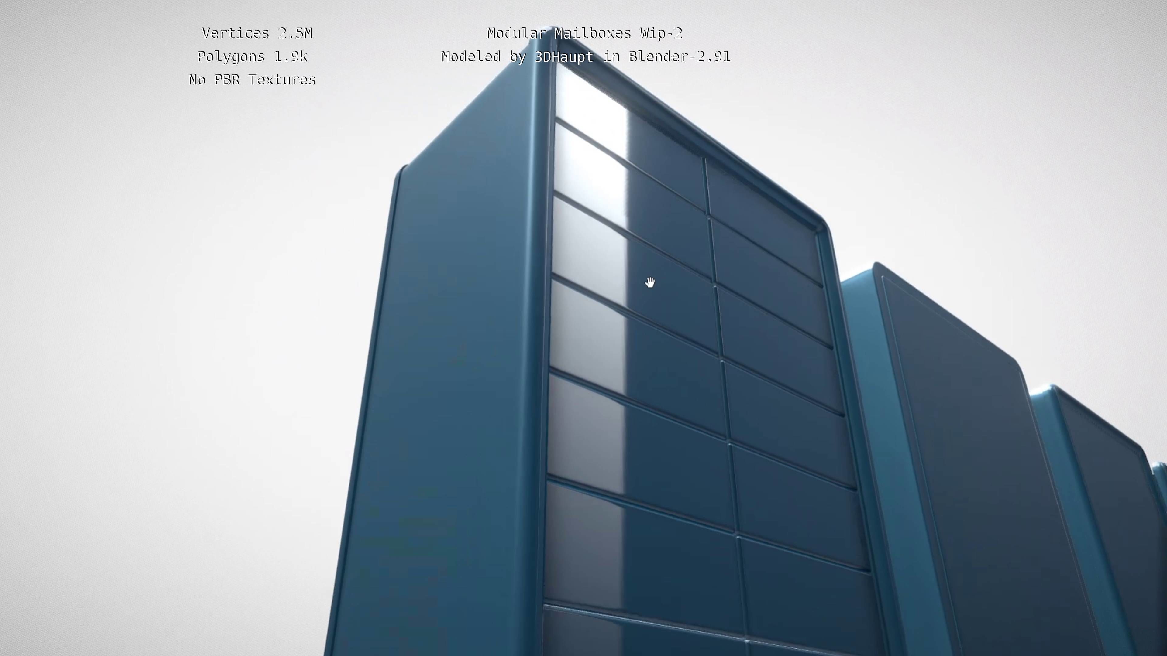 Modular Mailboxes Wip-2  3D model_30
