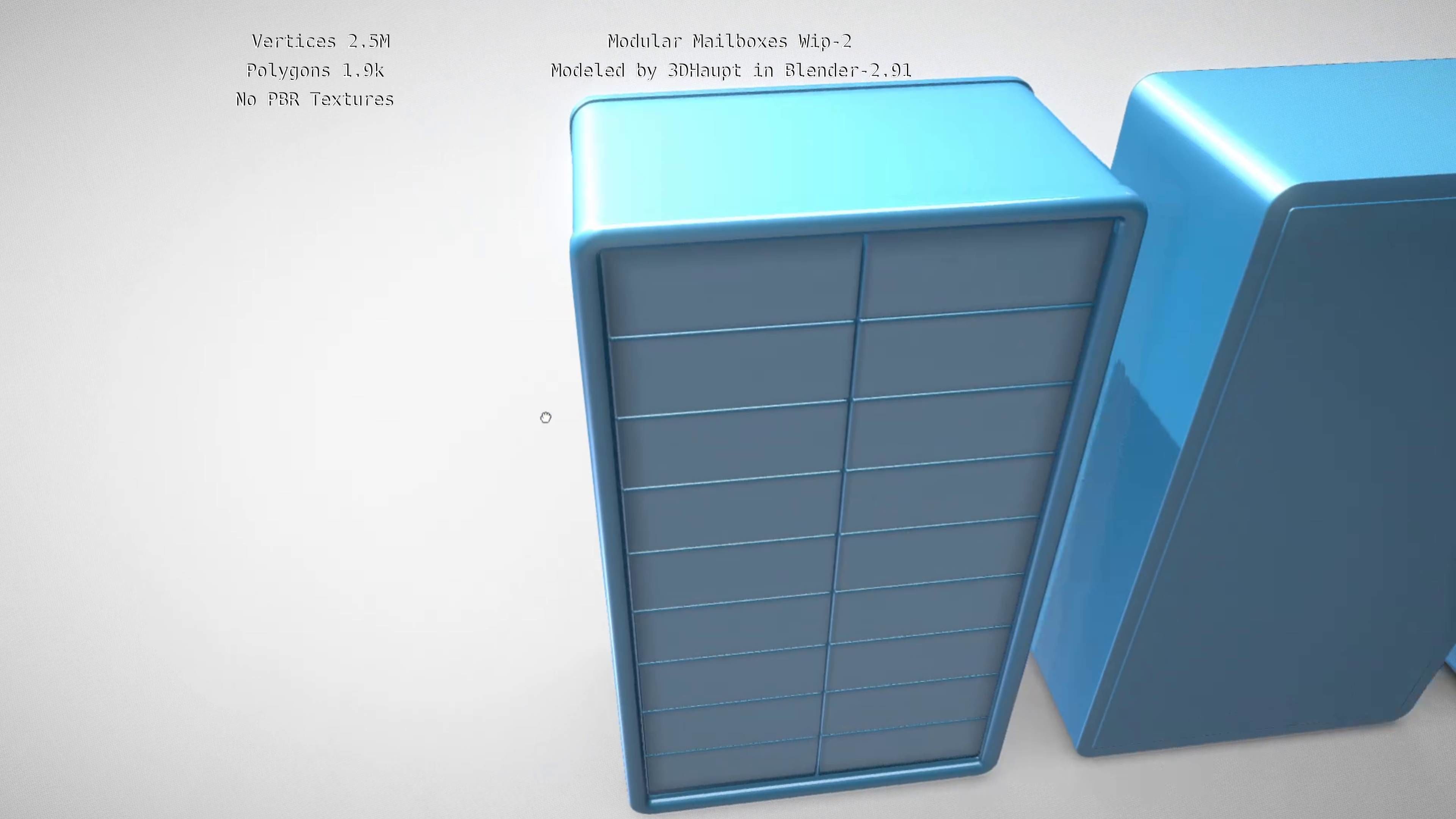 Modular Mailboxes Wip-2  3D model_88
