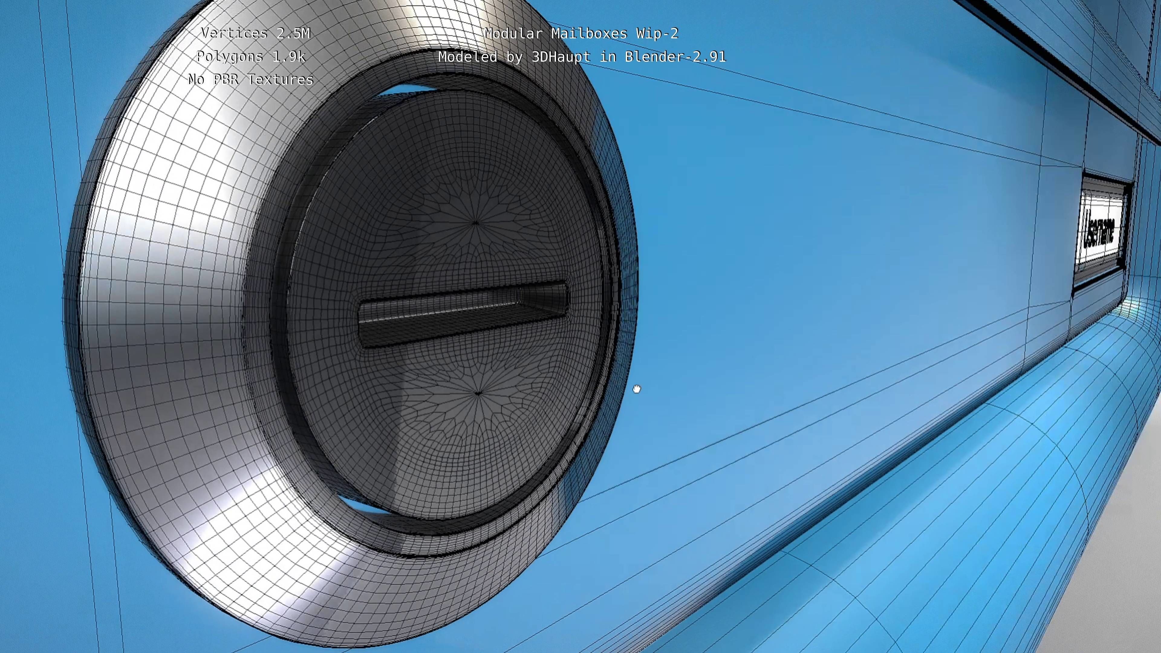 Modular Mailboxes Wip-2  3D model_73