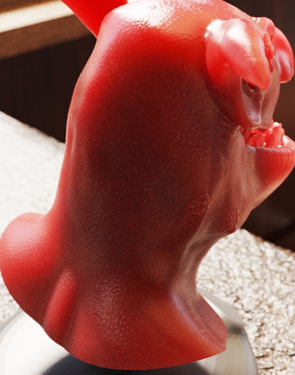 Goblin Head 3D print model_4