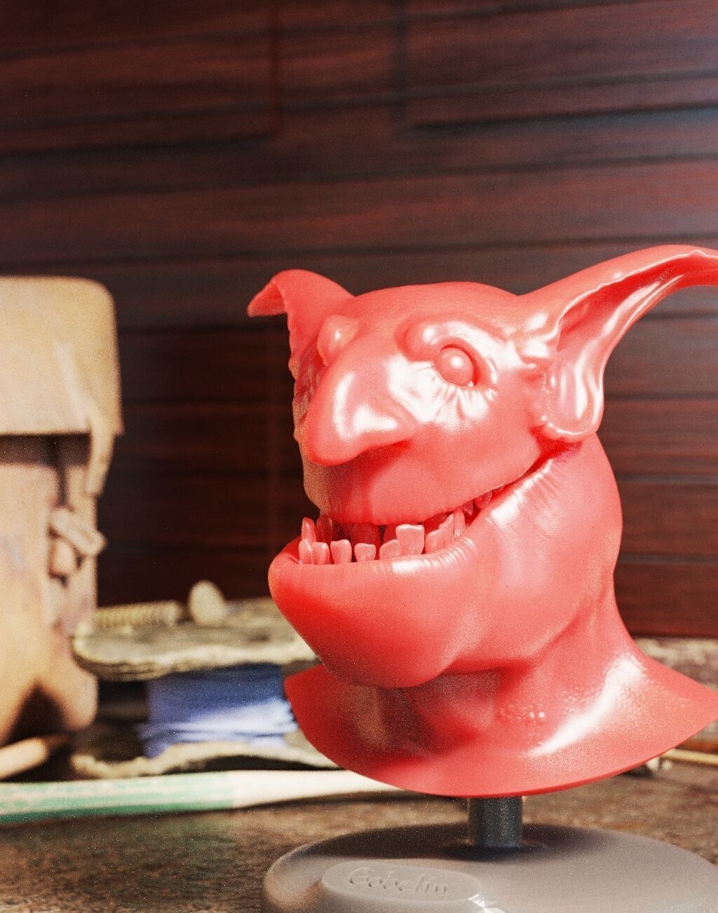Goblin Head 3D print model_1