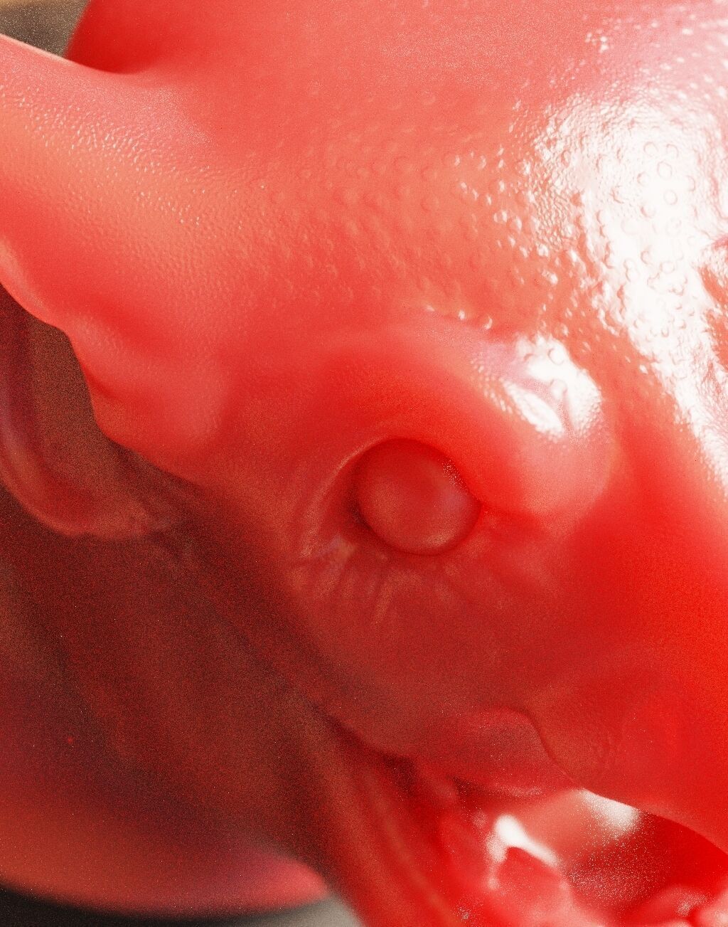 Goblin Head 3D print model_7