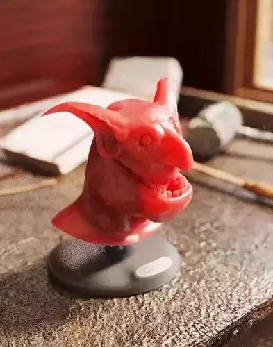 Goblin Head 3D print model