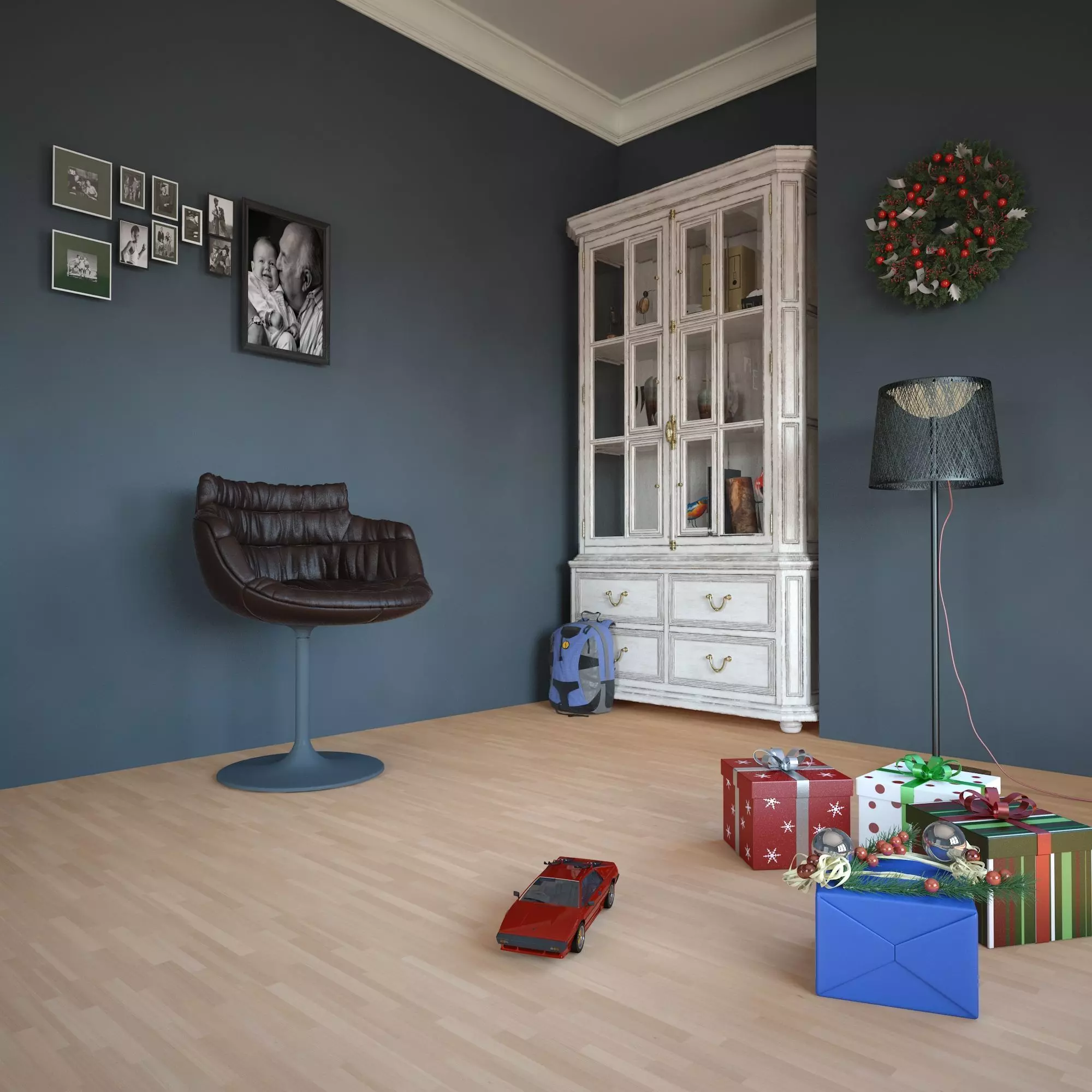 Interior Sofa Chair 25- For CNC and Interior 3D model_0