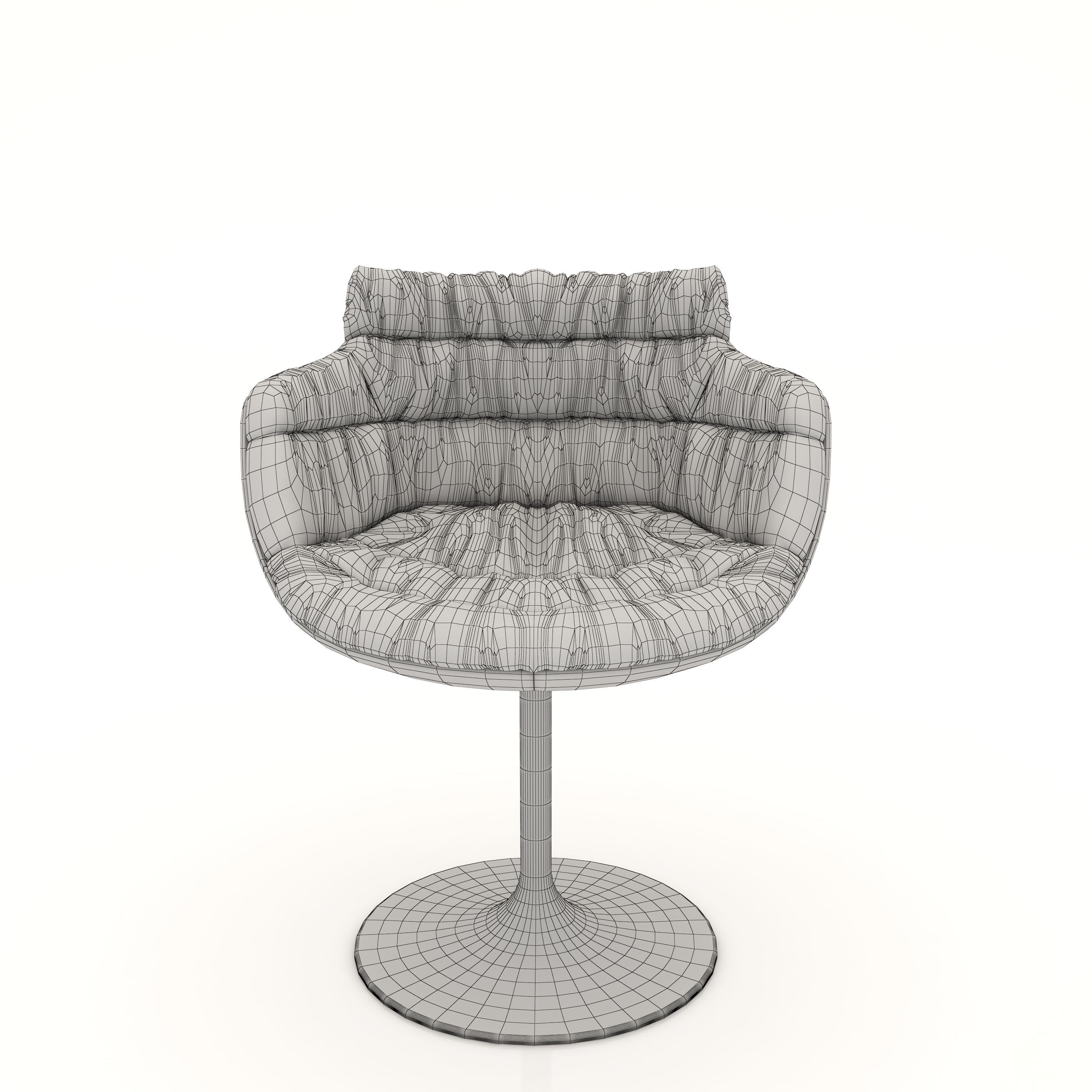 Interior Sofa Chair 25- For CNC and Interior 3D model_3