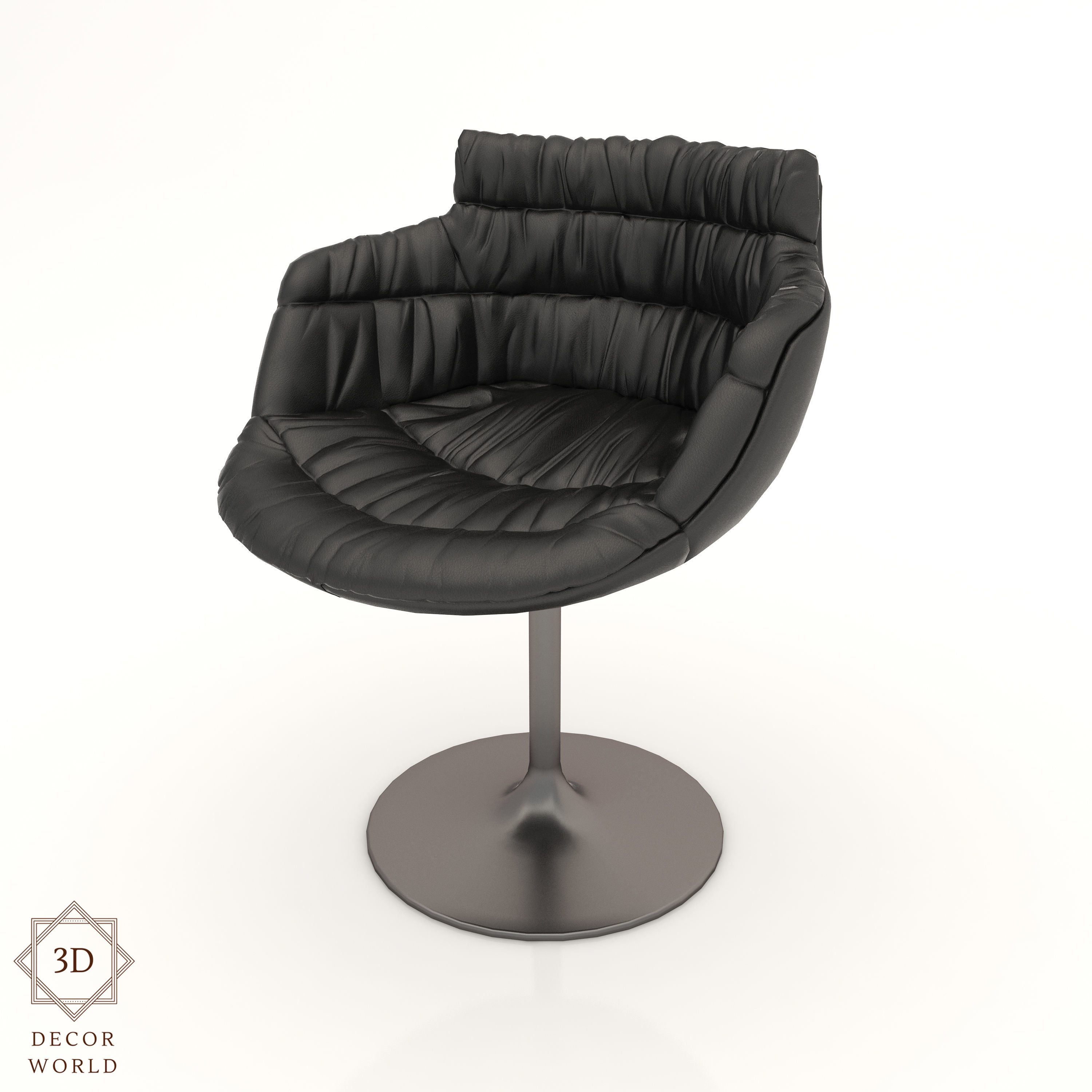Interior Sofa Chair 25- For CNC and Interior 3D model_4