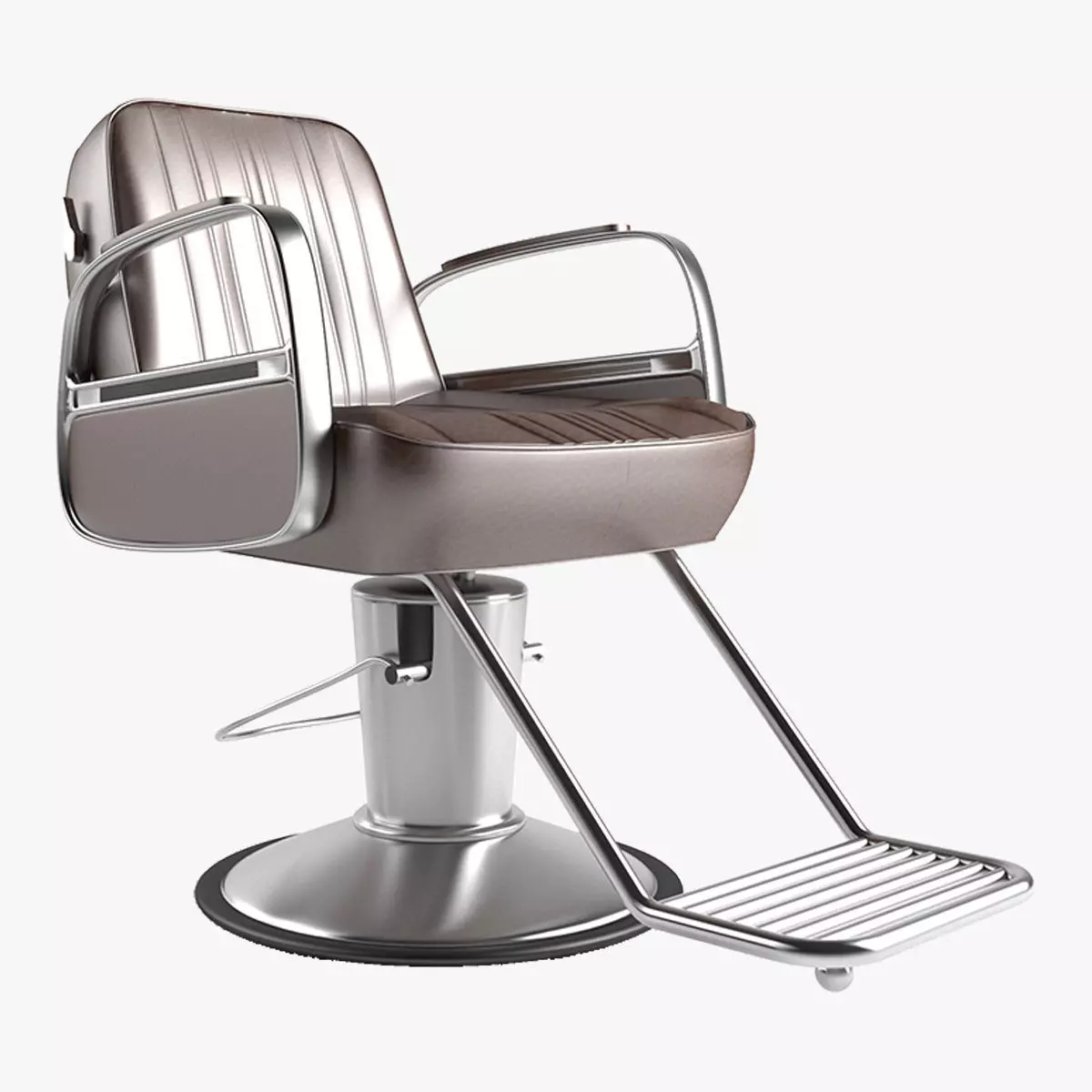 Barber Chair 3D model_0