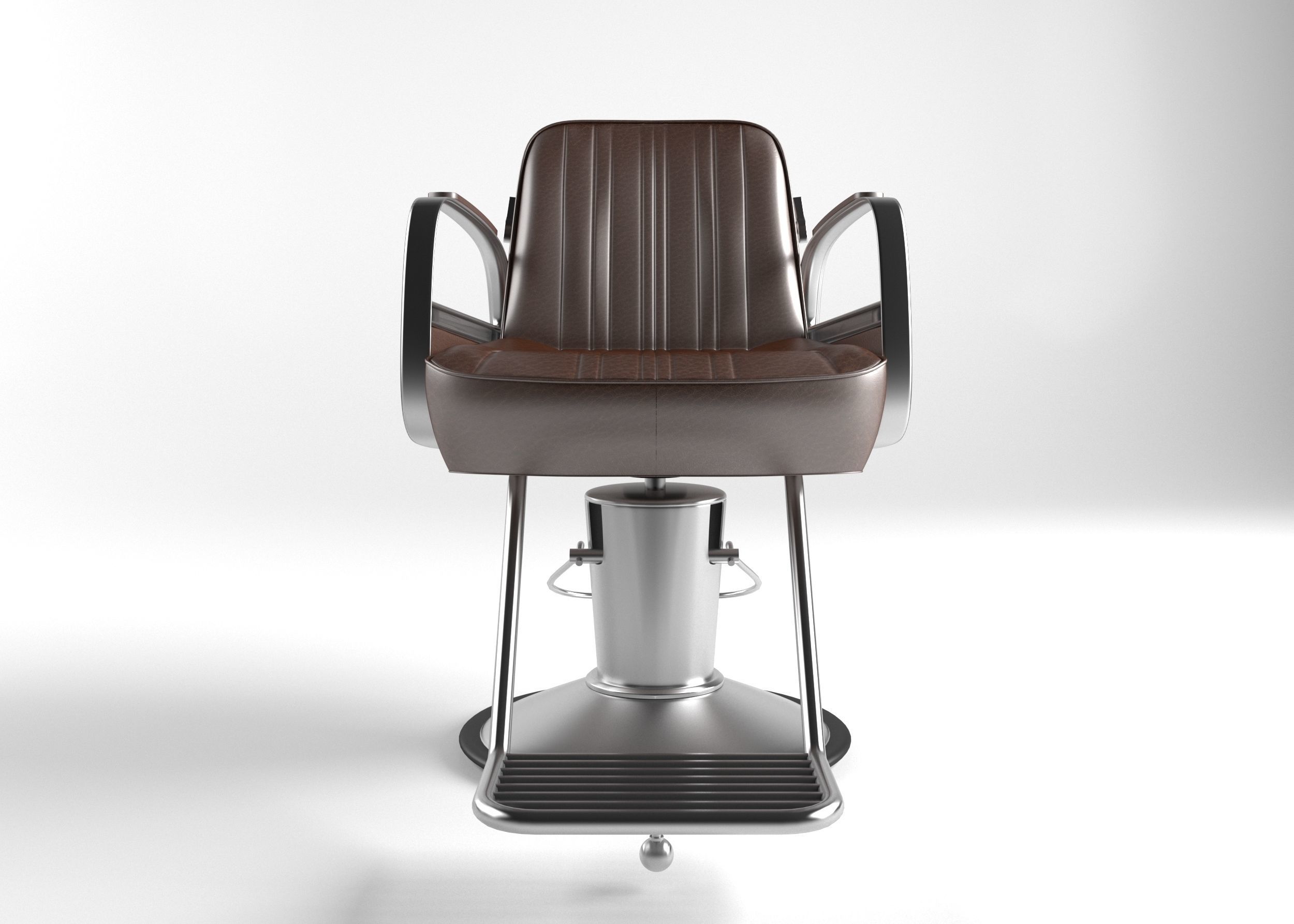 Barber Chair 3D model_1