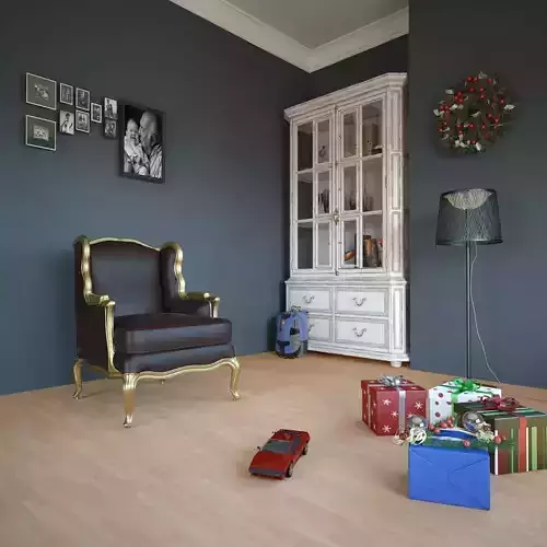 Interior Sofa Armchair 25 - For CNC and Interior 3D model