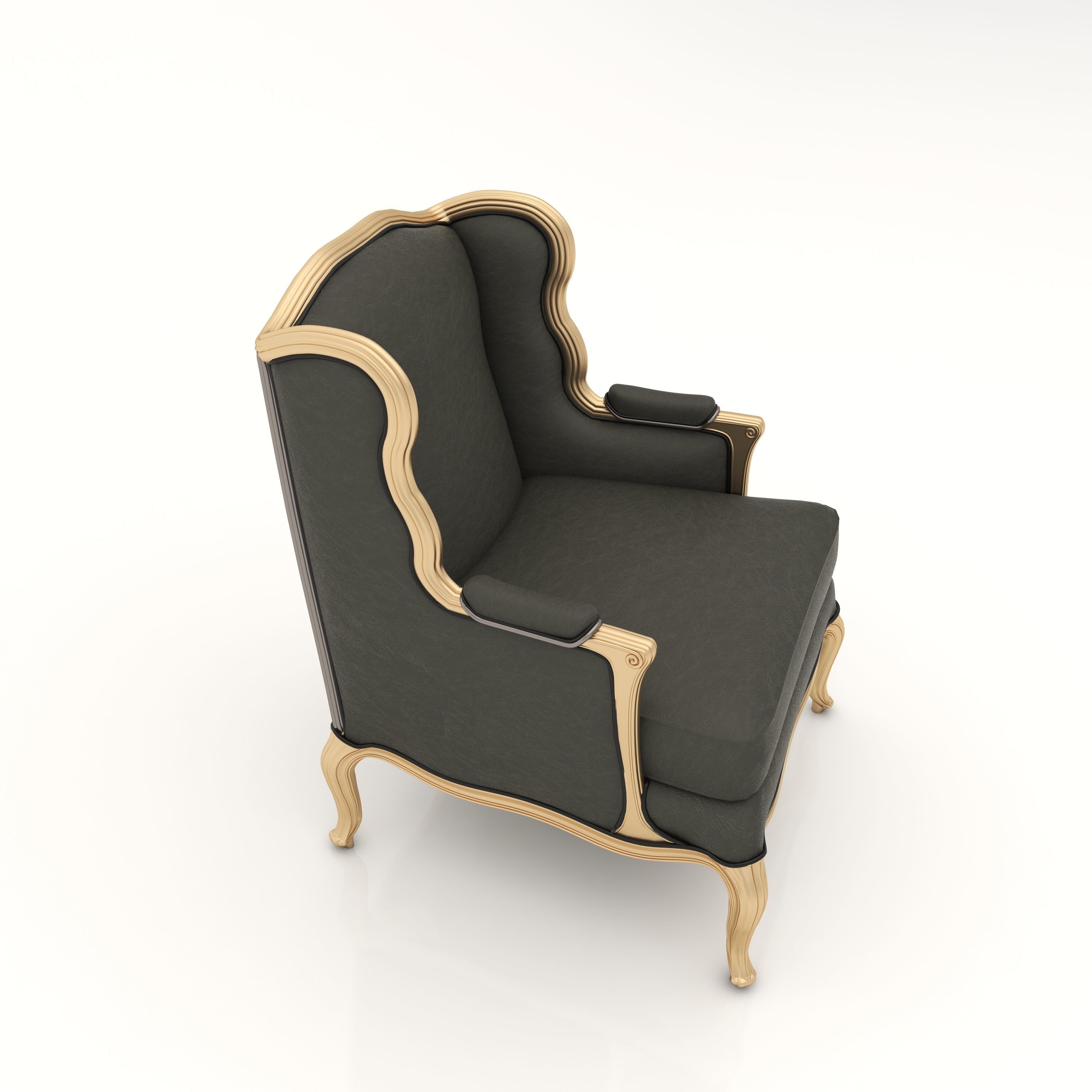 Interior Sofa Armchair 25 - For CNC and Interior 3D model_6