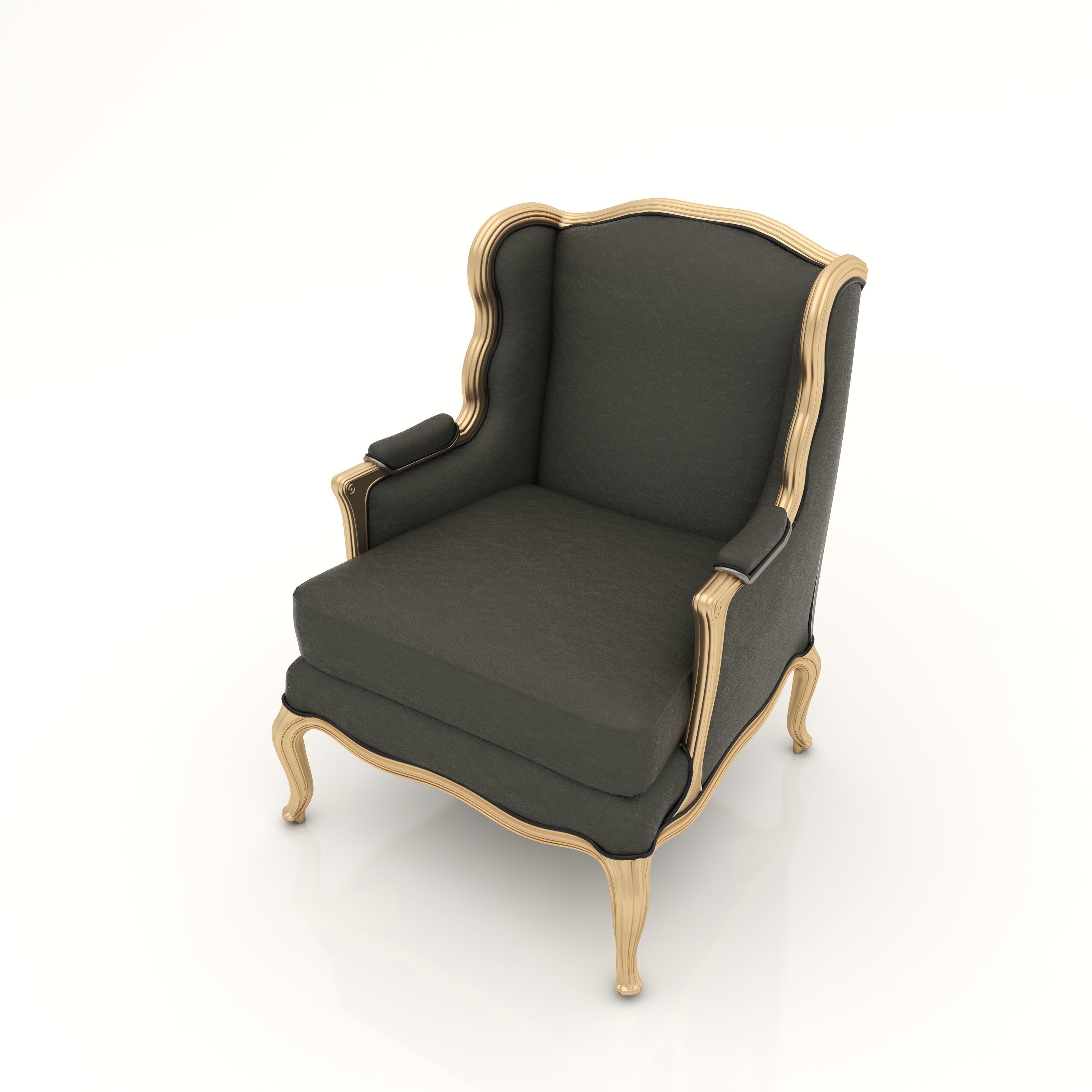 Interior Sofa Armchair 25 - For CNC and Interior 3D model_4