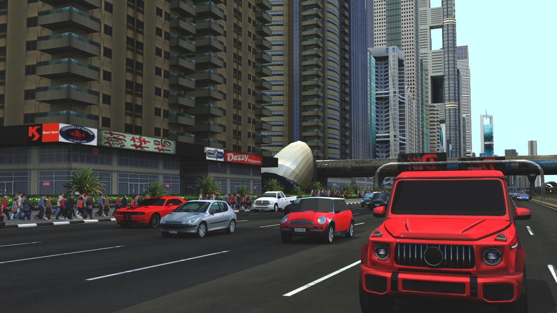 Dubai - Dubai Towers Building 3D Pack - Sheikh Zayed ST Low-poly 3D model_6