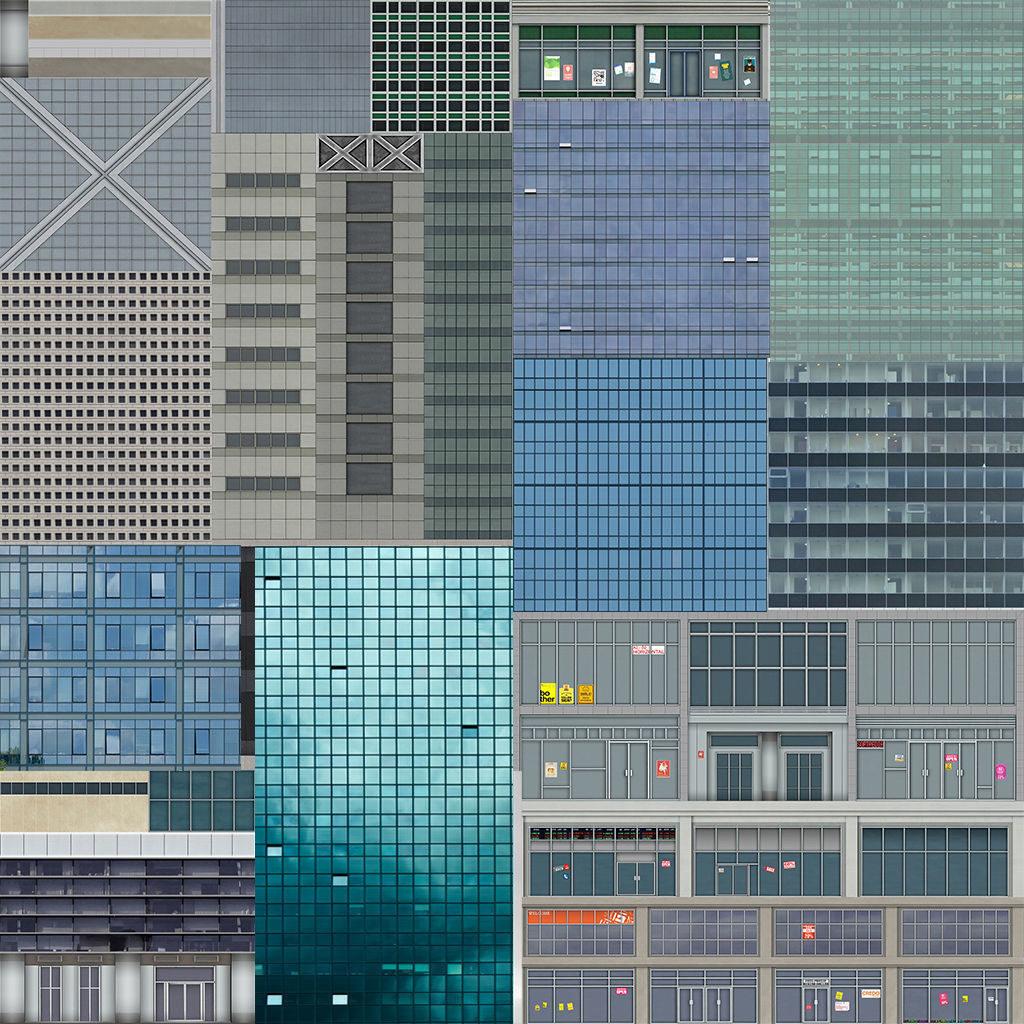 Dubai - Dubai Towers Building 3D Pack - Sheikh Zayed ST Low-poly 3D model_7