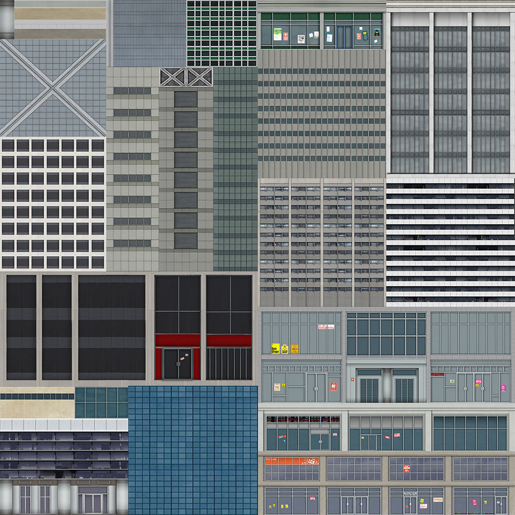 Dubai - Dubai Towers Building 3D Pack - Sheikh Zayed ST Low-poly 3D model_9