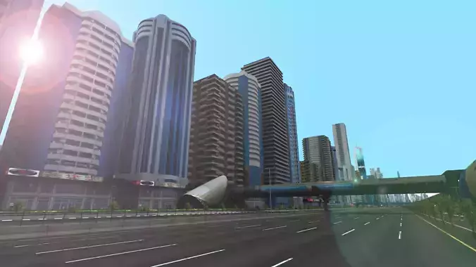 Dubai - Dubai Towers Building 3D Pack - Sheikh Zayed ST