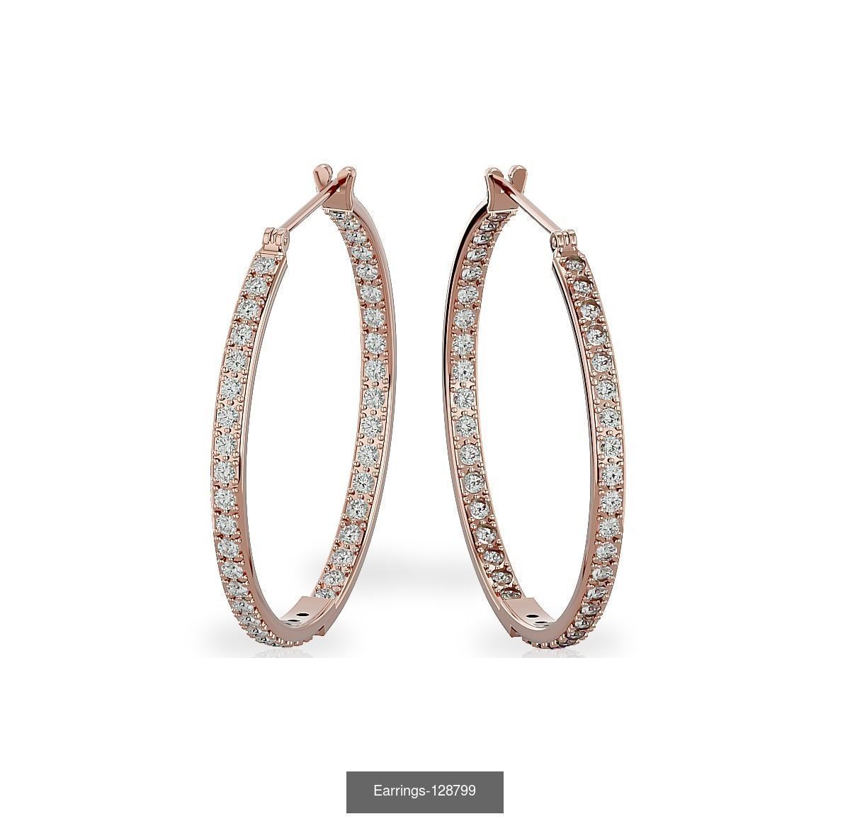 35 Earrings 3dm render details 3D Model Collection_35