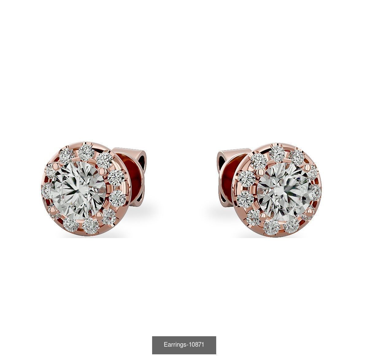 35 Earrings 3dm render details 3D Model Collection_15