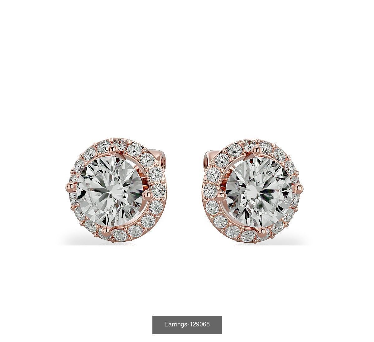 35 Earrings 3dm render details 3D Model Collection_33