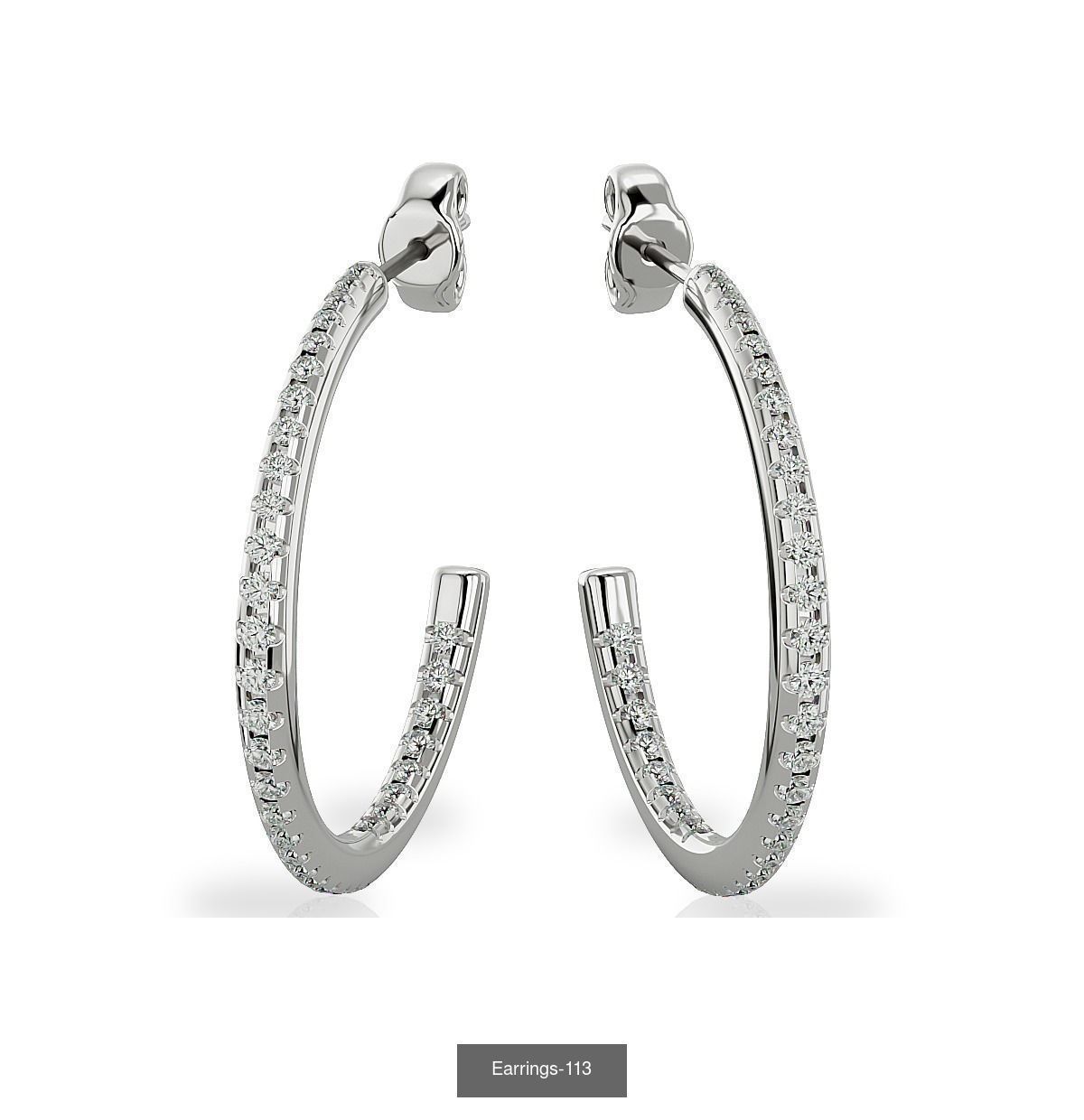 35 Earrings 3dm render details 3D Model Collection_17