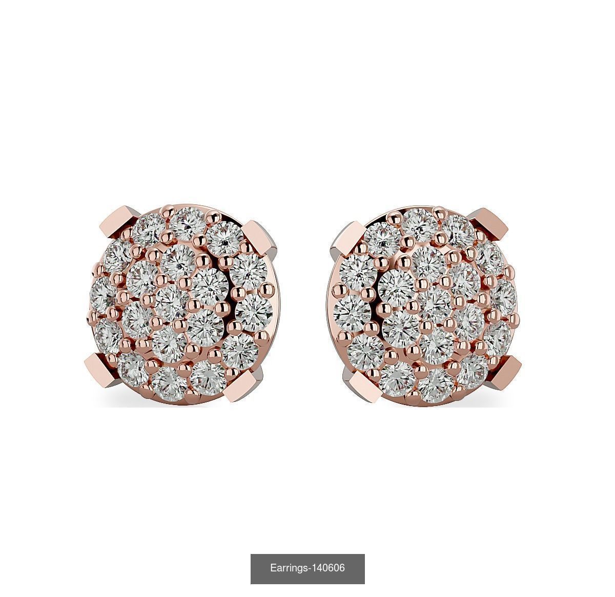 35 Earrings 3dm render details 3D Model Collection_21