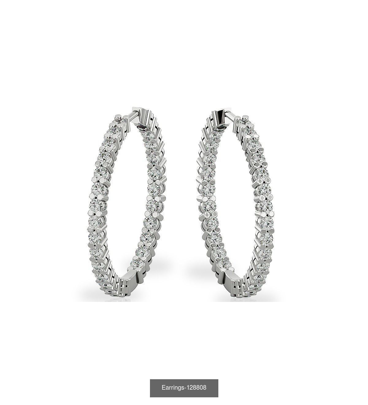 35 Earrings 3dm render details 3D Model Collection_34