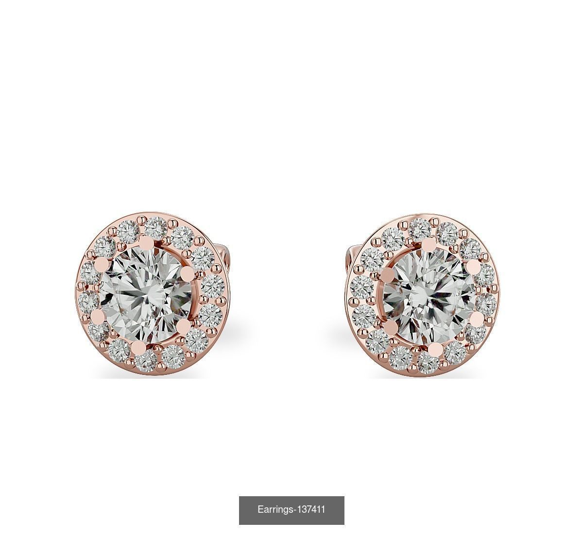 35 Earrings 3dm render details 3D Model Collection_30