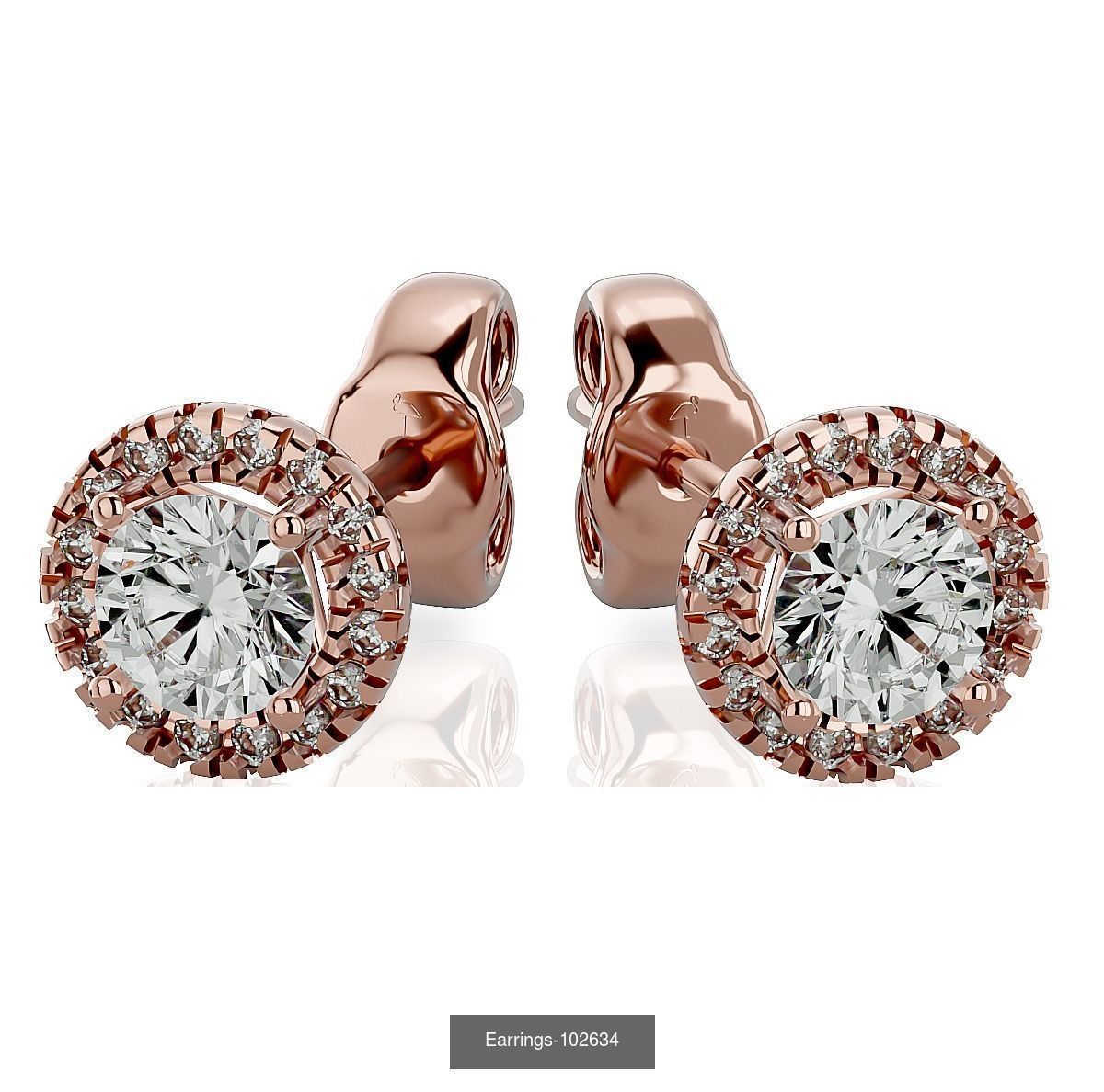 35 Earrings 3dm render details 3D Model Collection_37