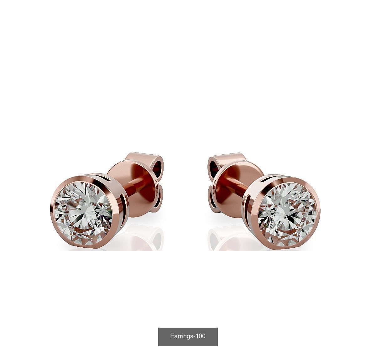 35 Earrings 3dm render details 3D Model Collection_10