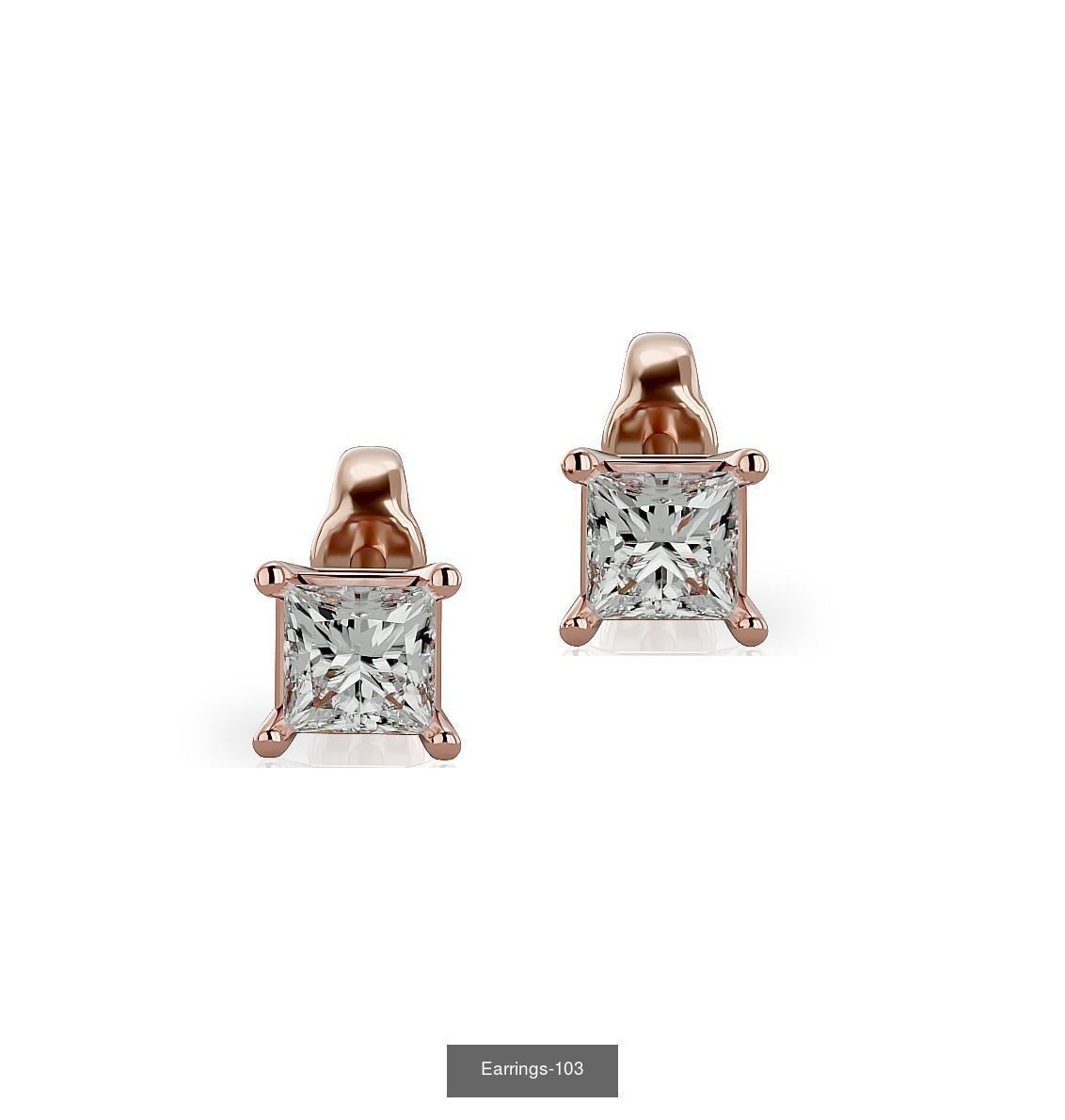 35 Earrings 3dm render details 3D Model Collection_12