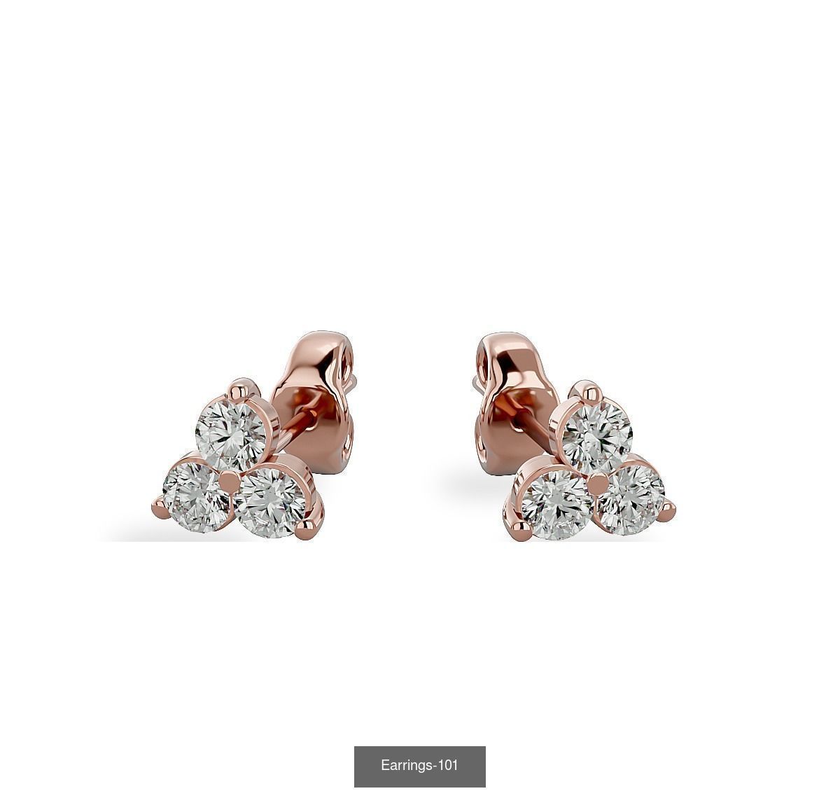 35 Earrings 3dm render details 3D Model Collection_9